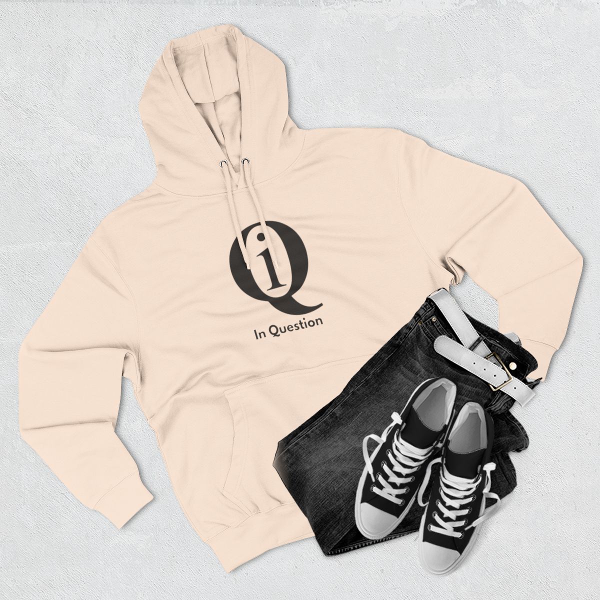 IQ Fashion | Three-Panel Fleece Hoodie