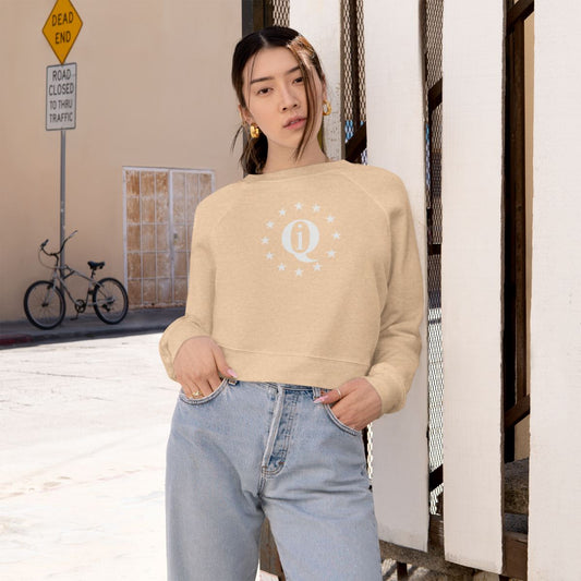 IQ Fashion | Casual Women's Cropped Fleece Pullover