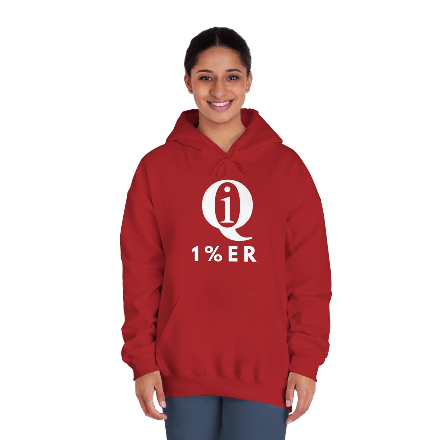 Unisex Motivational Hoodie - "1%ER" DryBlend Sweatshirt