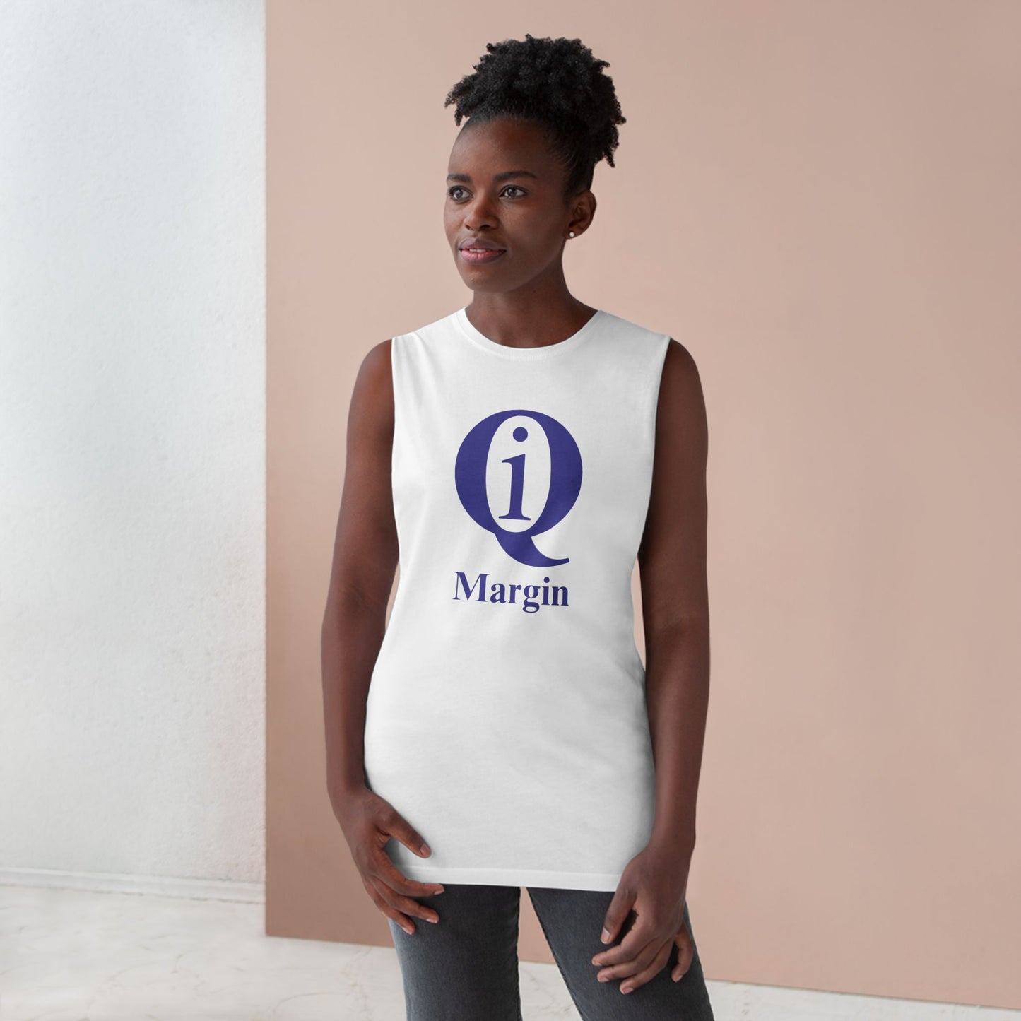 Unisex Barnard Tank - "Q On Board" Motivational Sleeveless Top