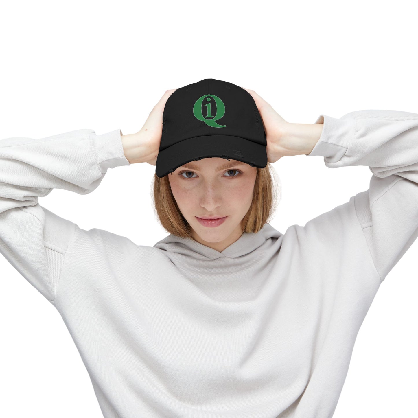 IQ Fashion | Unisex Distressed Cap