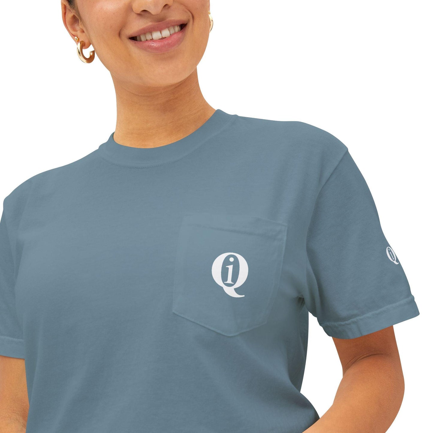 IQ Fashion | Unisex Garment-Dyed Pocket T-Shirt