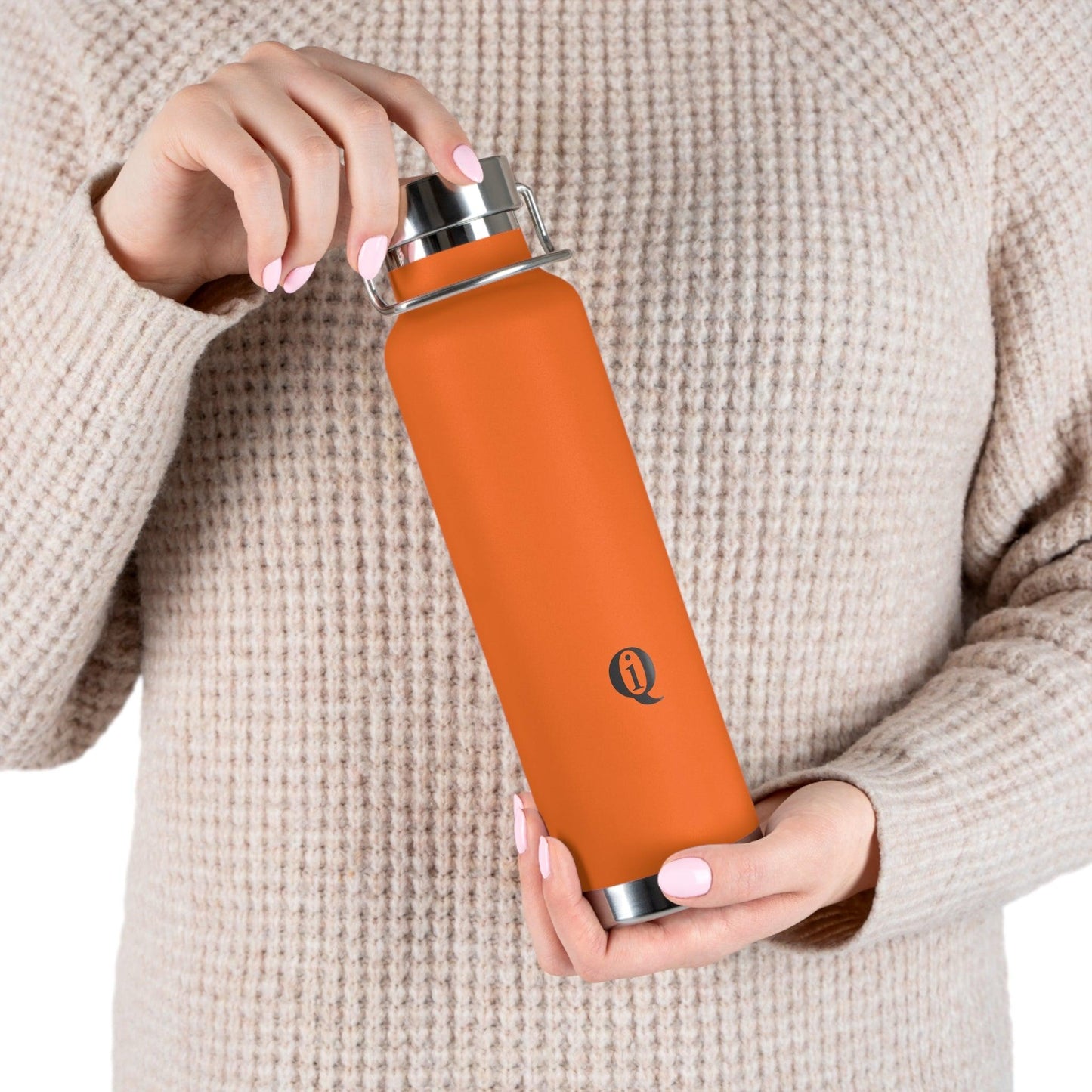 IQ Fashion | Copper Vacuum Insulated Bottle, 22oz