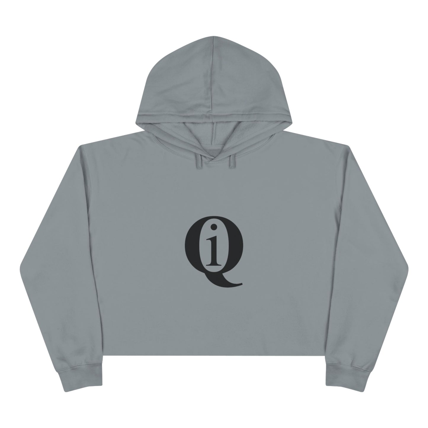 IQ Fashion |  Informative Crop Hoodie - Trendy Streetwear