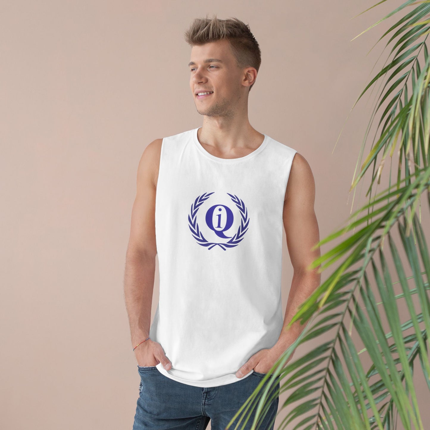 Unisex Barnard Tank - "Q On Board" Motivational Sleeveless Top