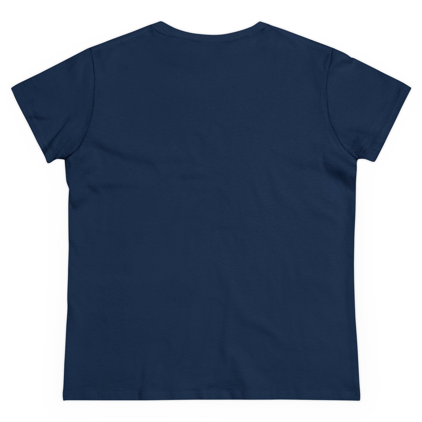 Women's Midweight Cotton Tee with Iconic Laurel Design