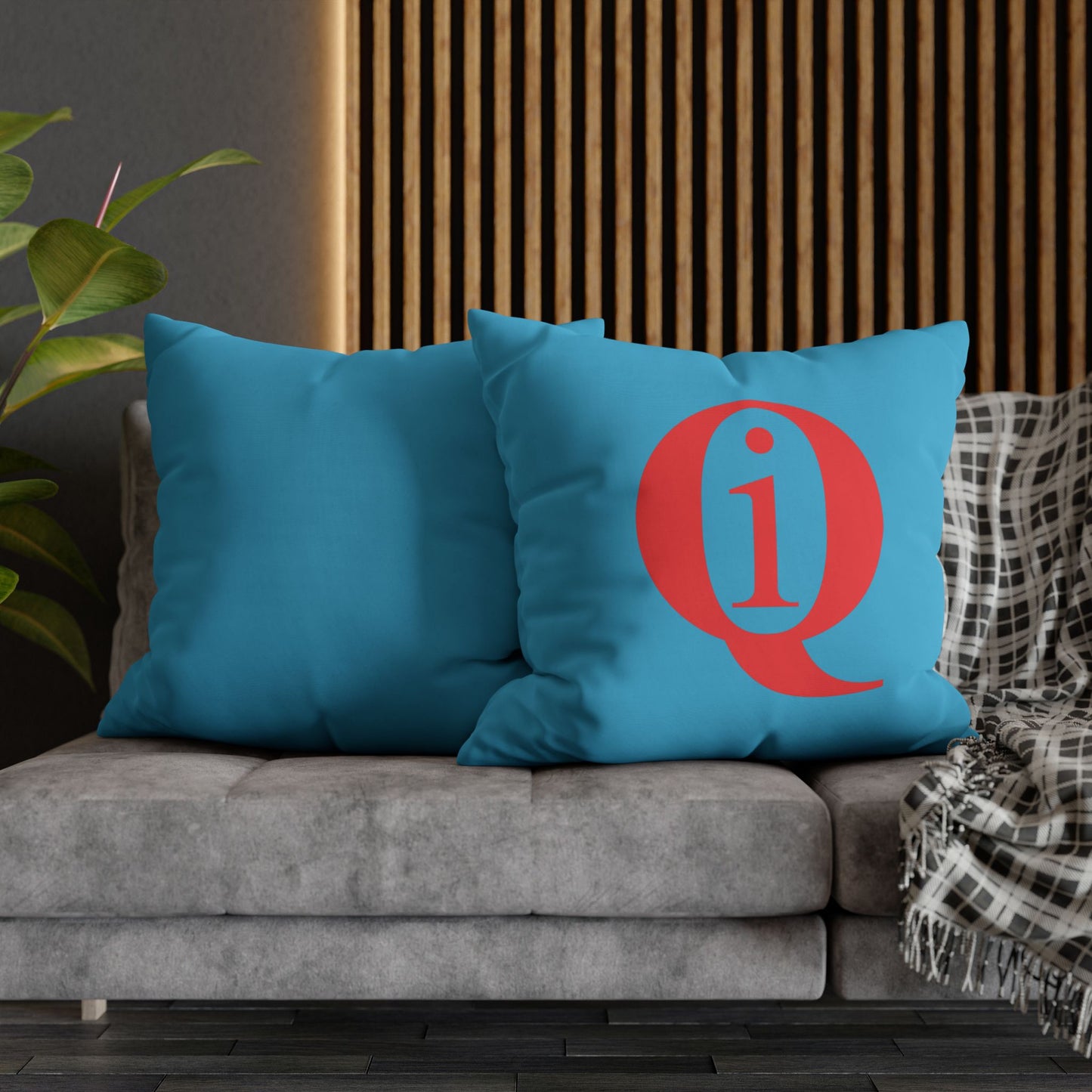 IQ Fashion | Square Poly Canvas Pillowcase