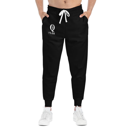 Stylish White Athletic Joggers with Logo - Perfect for Workouts and Casual Wear