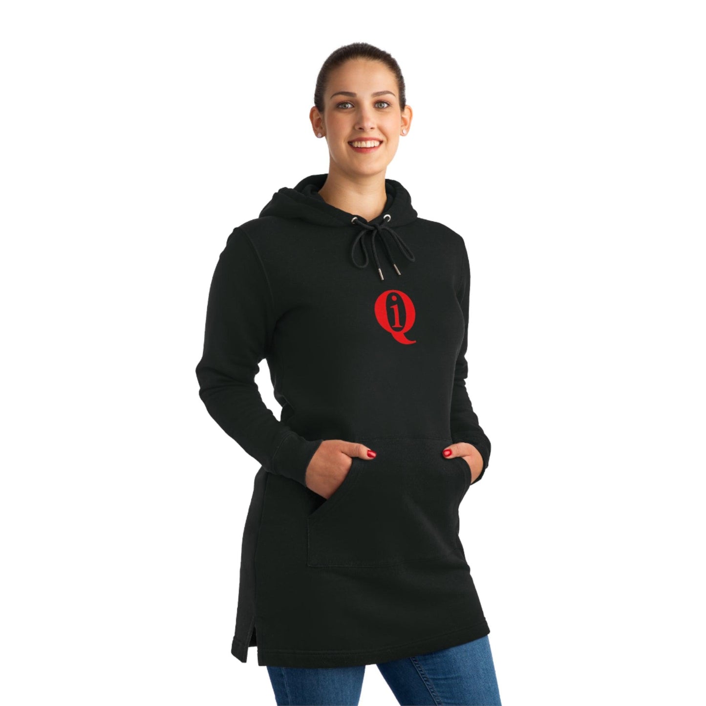 IQ Fashion | Streeter Hoodie Dress