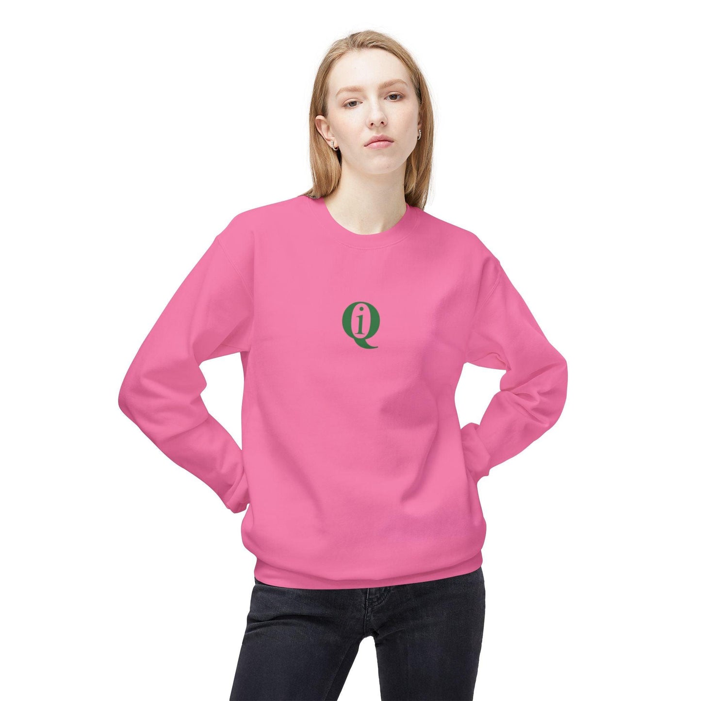 IQ Fashion | Unisex Midweight Softstyle Fleece Crewneck Sweatshirt