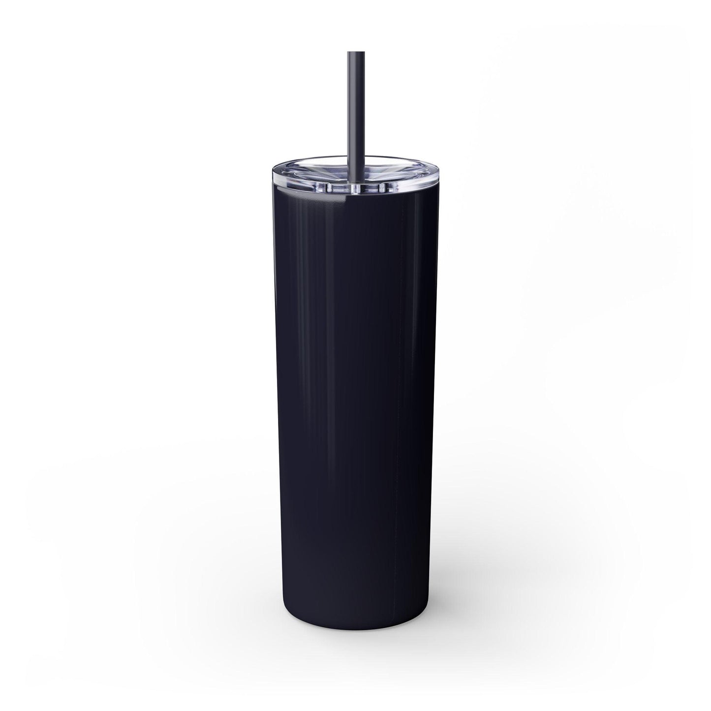 IQ Fashion | Skinny Tumbler with Straw, 20oz