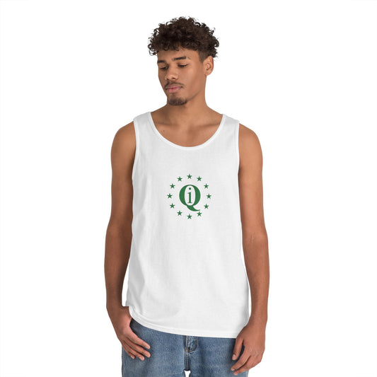 Unisex Heavy Cotton Tank Top - 'Q On Board' Design - Perfect for Summer Adventures