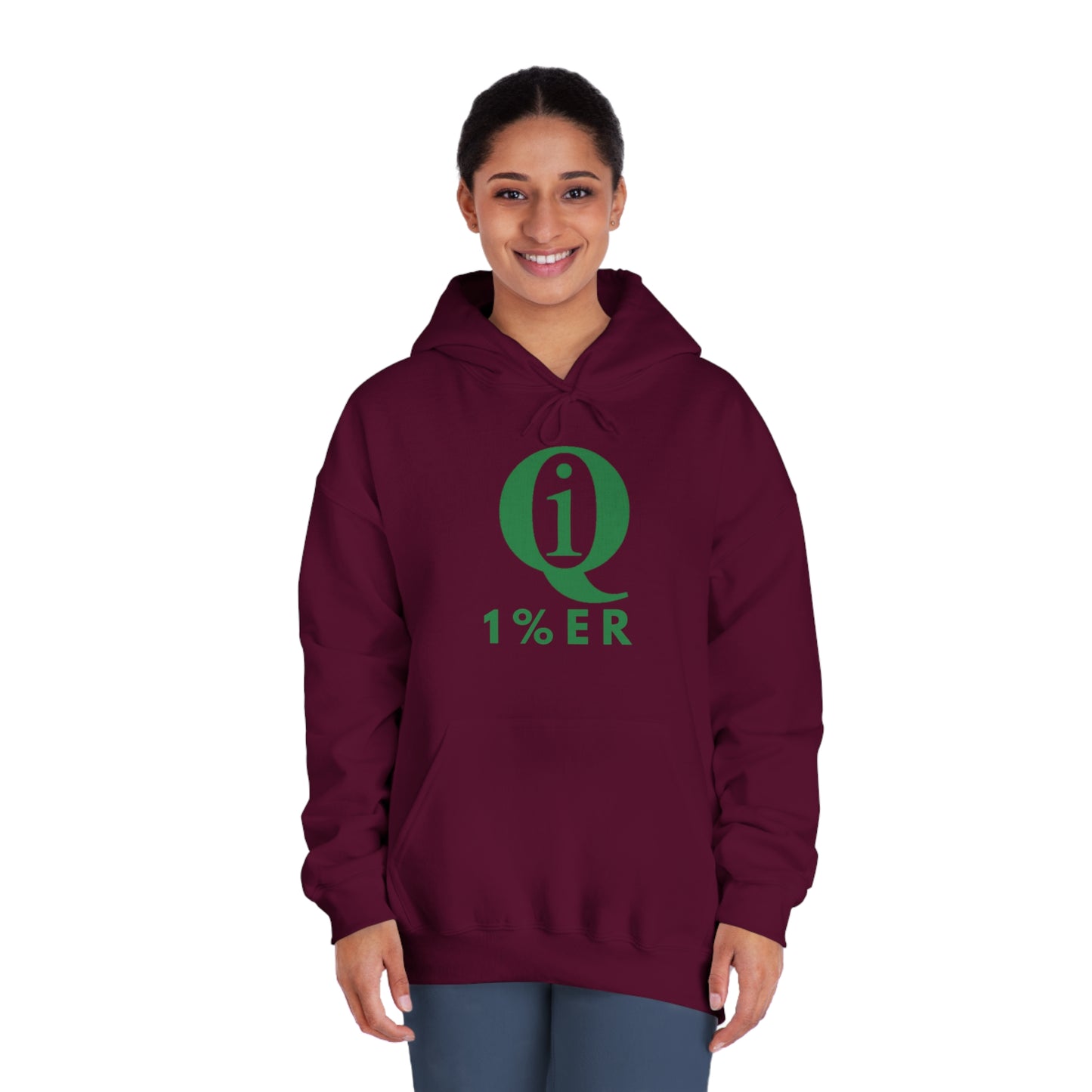 Unisex Motivational Hoodie - "1%ER" DryBlend Sweatshirt