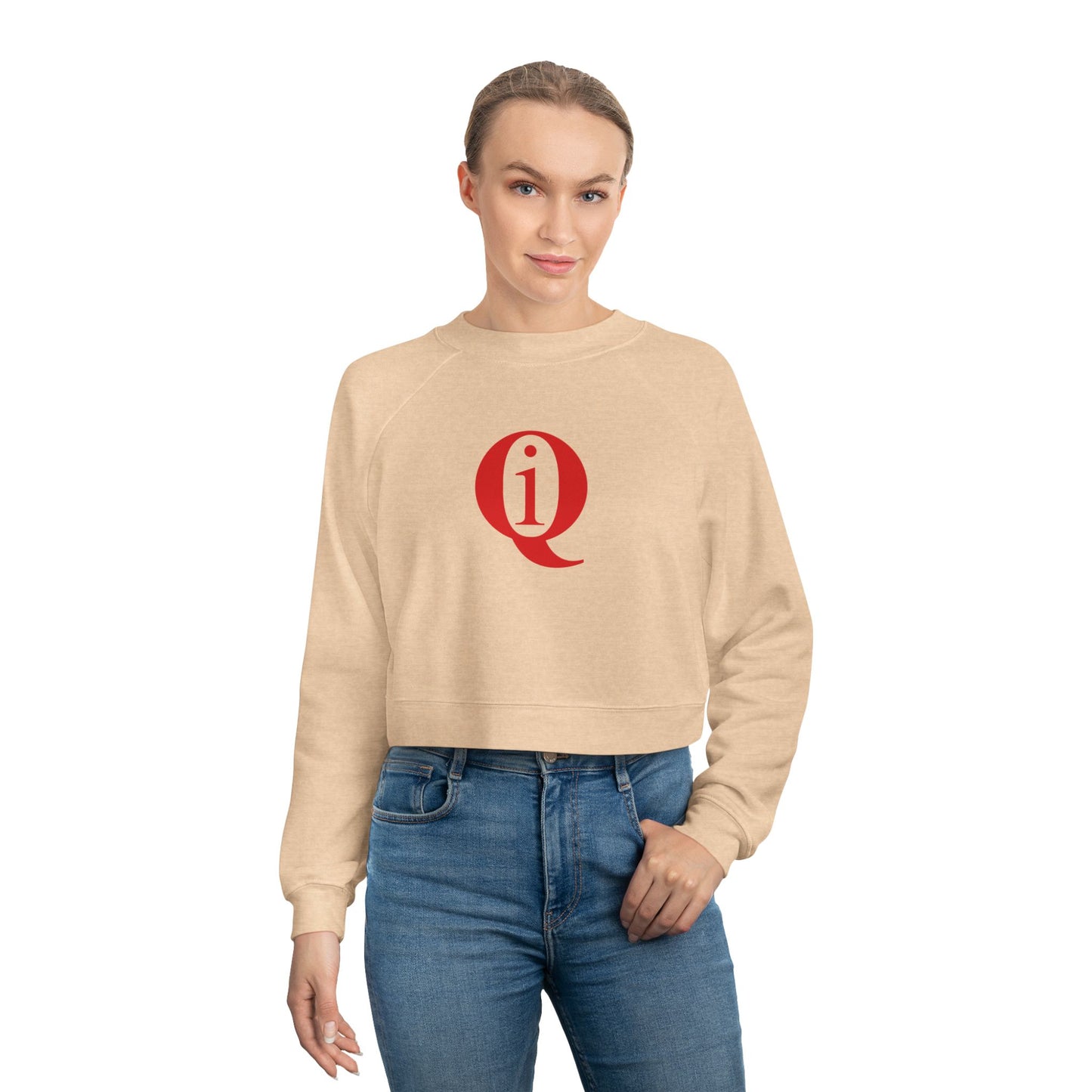 IQ Fashion |  Women's Cropped Fleece Pullover