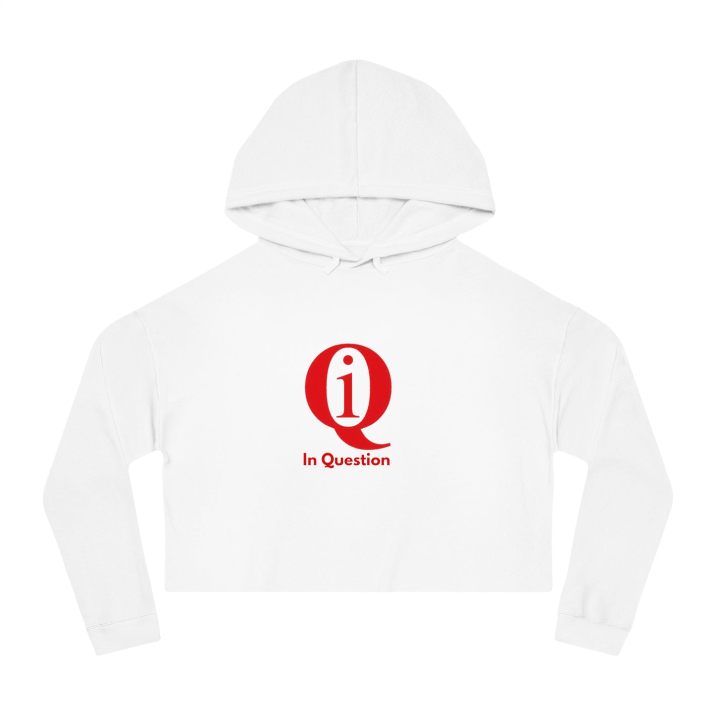 Women’s Cropped Hoodie with 'Q 1% ER' Design - Trendy & Stylish Casual Wear