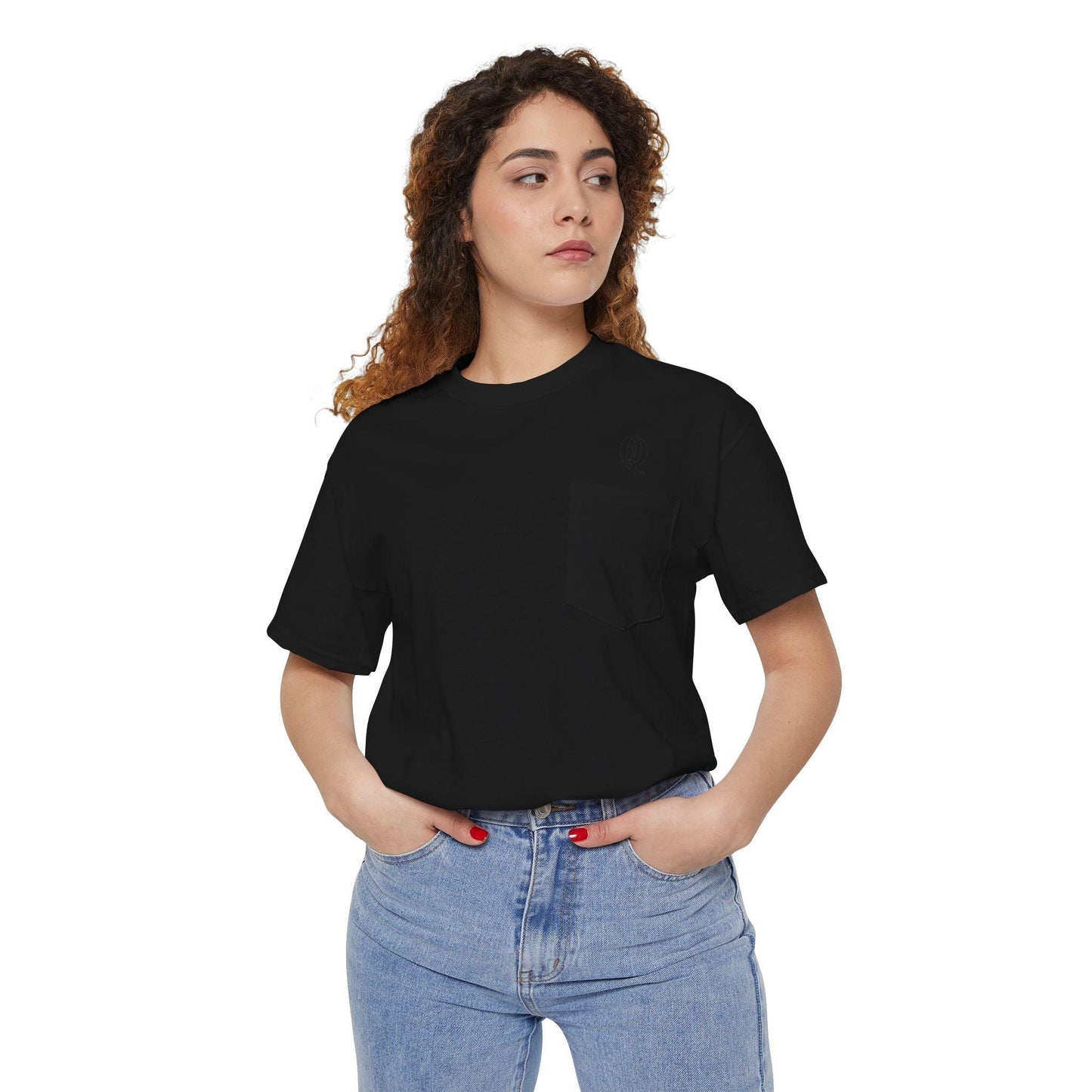 IQ Fashion | Unisex Heavy Cotton Pocket Tee