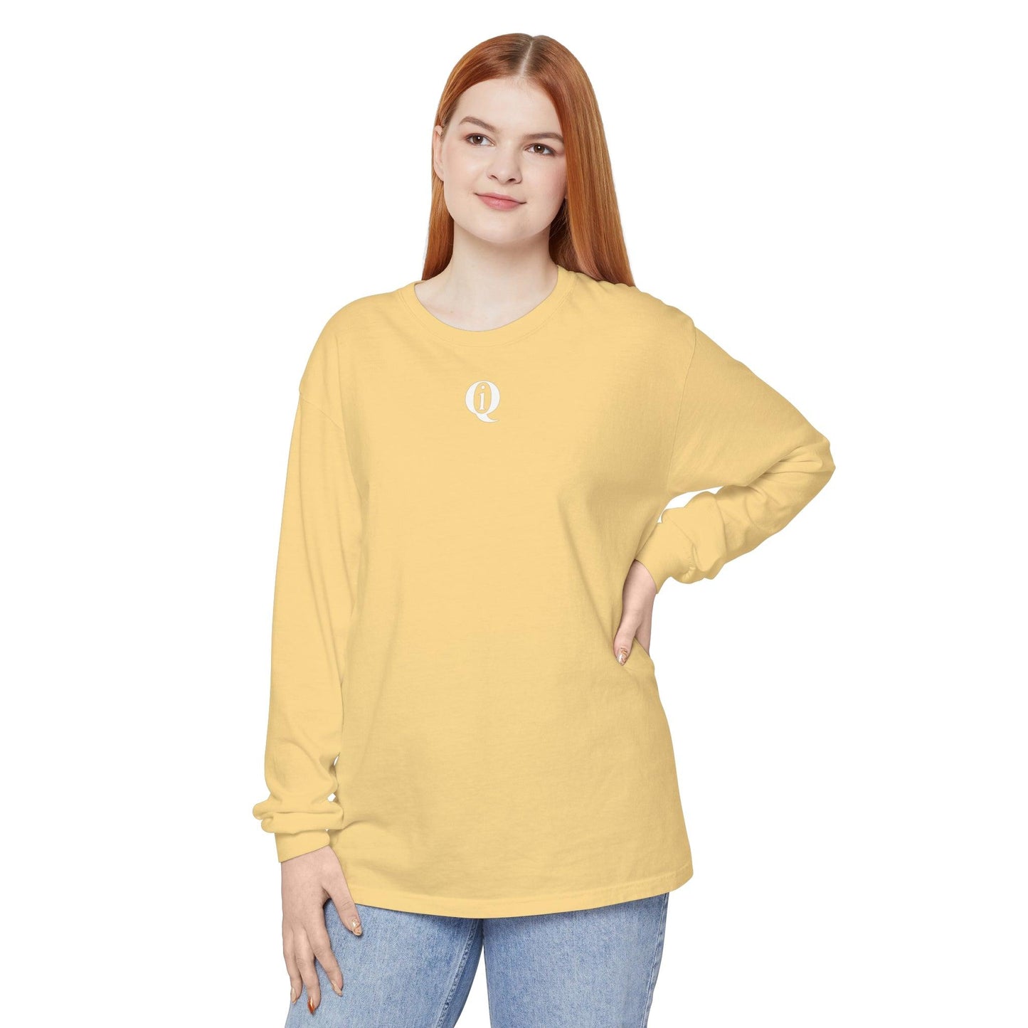 IQ Fashion | Unisex Garment-dyed Long Sleeve T-Shirt