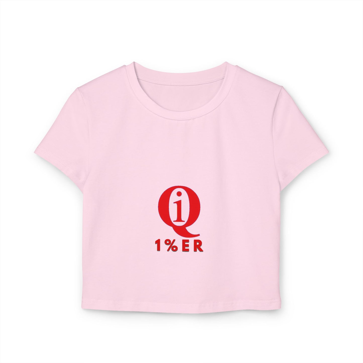 Casual Women's Baby Tee with Laurel Design - Perfect for Everyday Wear