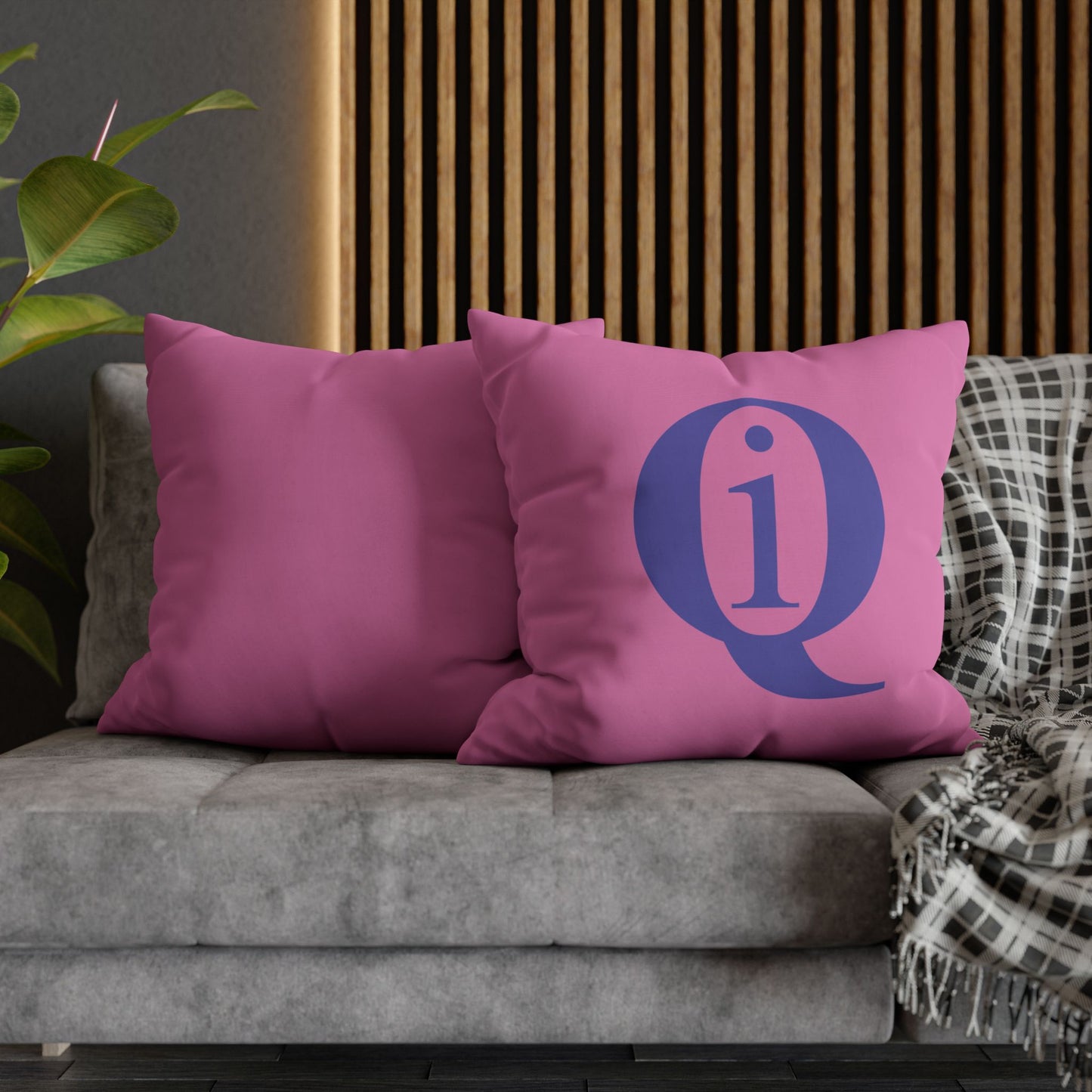 IQ Fashion | Square Poly Canvas Pillowcase