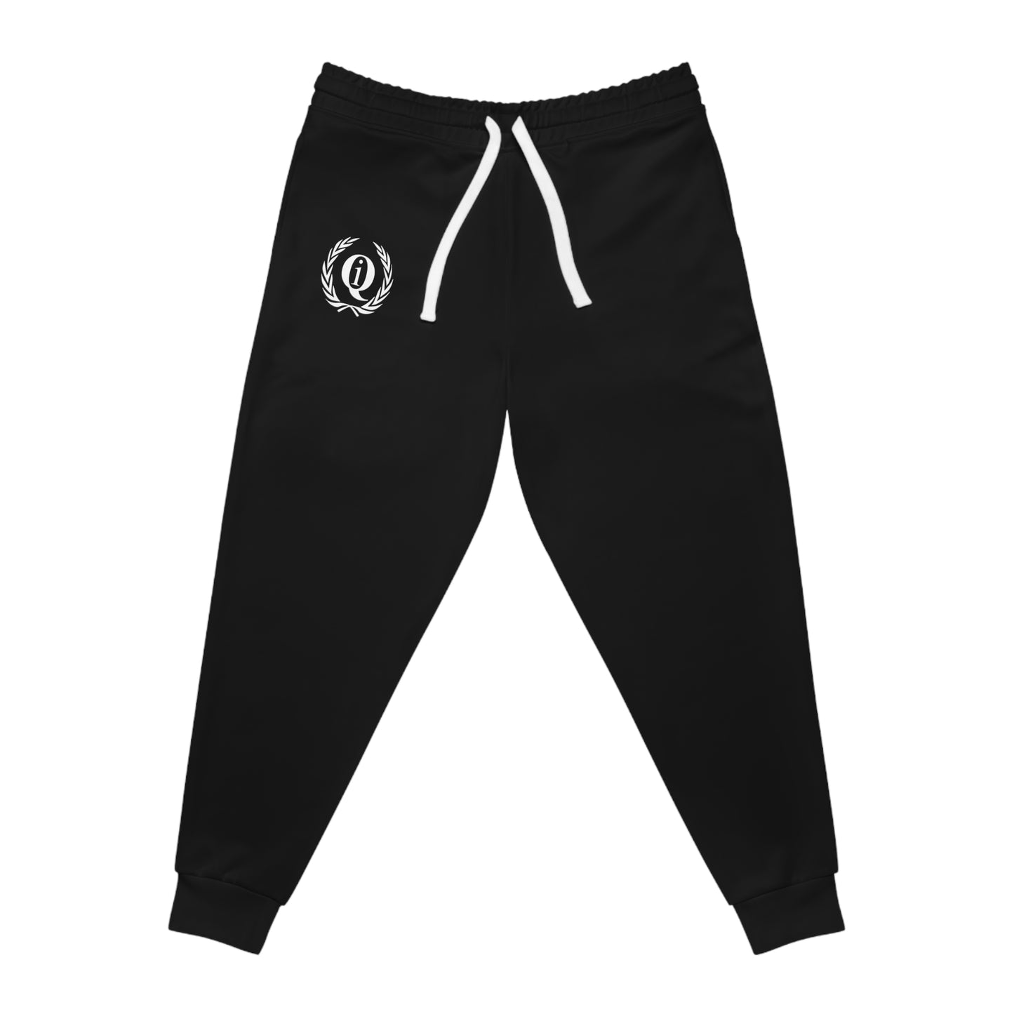 Stylish White Athletic Joggers with Logo - Perfect for Workouts and Casual Wear