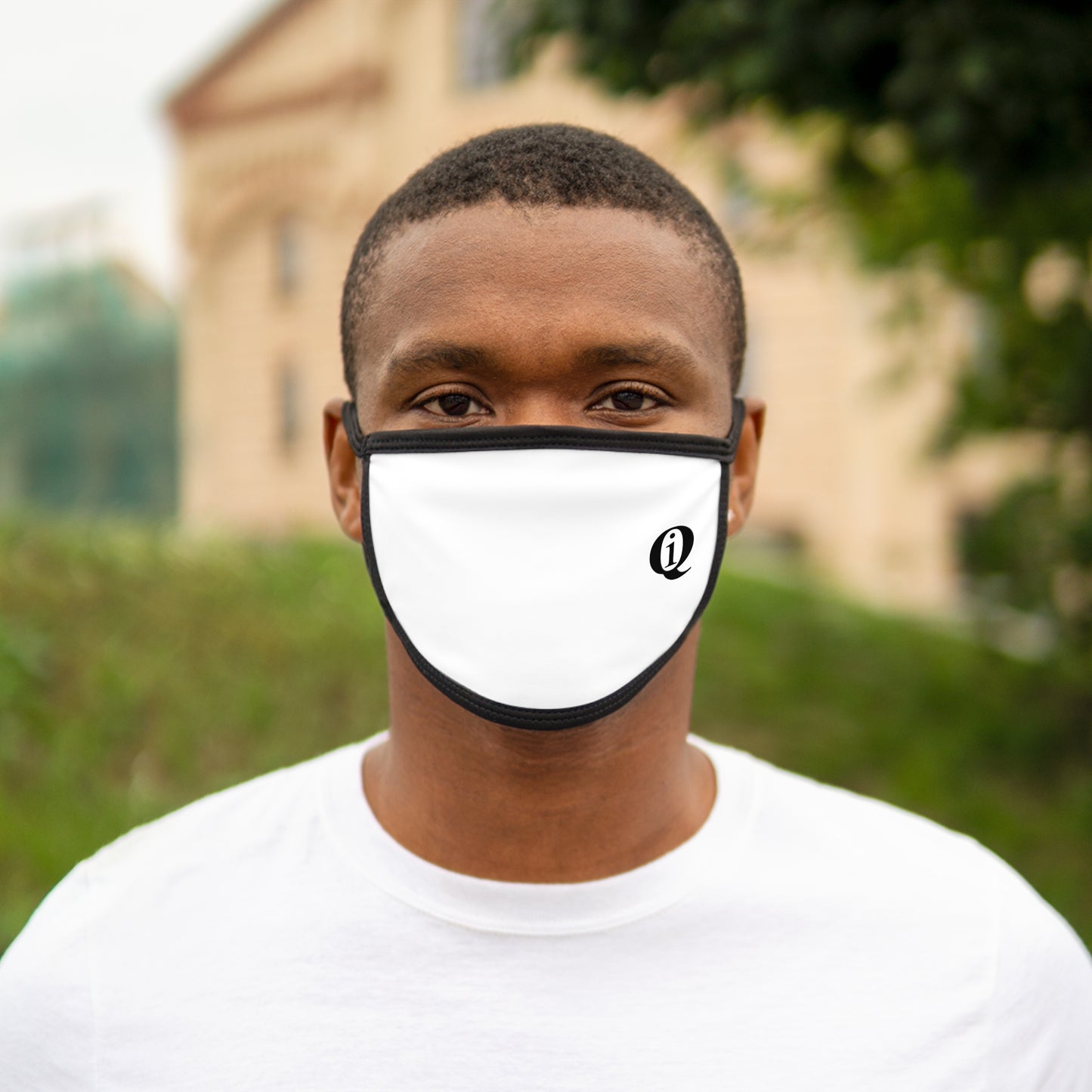 IQ Fashion | Mixed-Fabric Face Mask