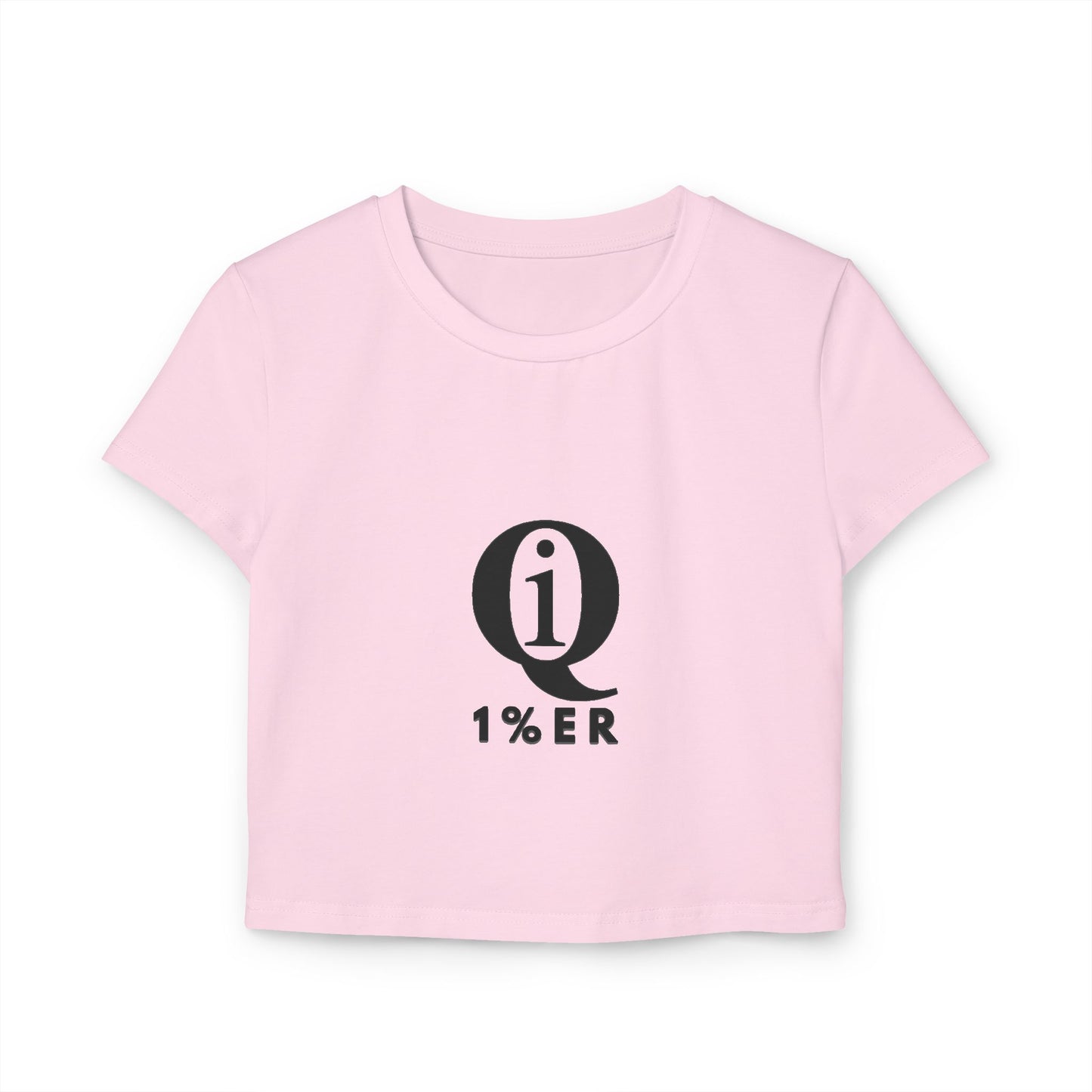 Casual Women's Baby Tee with Laurel Design - Perfect for Everyday Wear