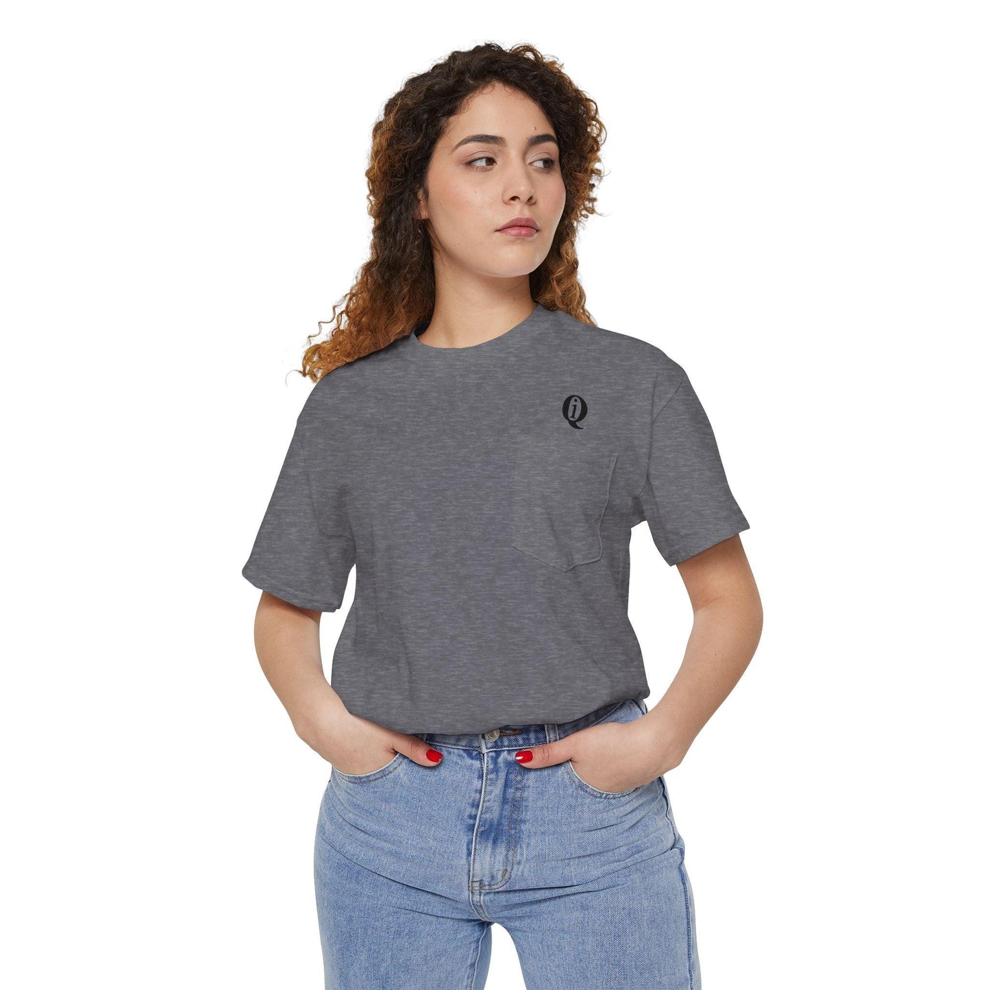 IQ Fashion | Unisex Heavy Cotton Pocket Tee