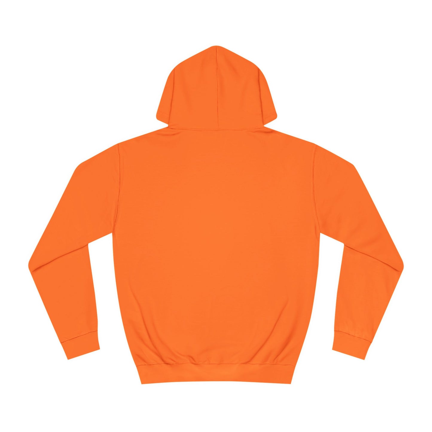 Unisex Orange College Hoodie - 1% ER Graphic Sweatshirt for Students