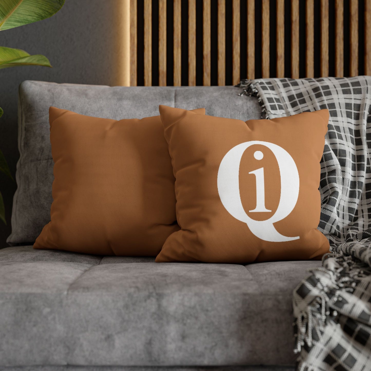 IQ Fashion | Square Poly Canvas Pillowcase