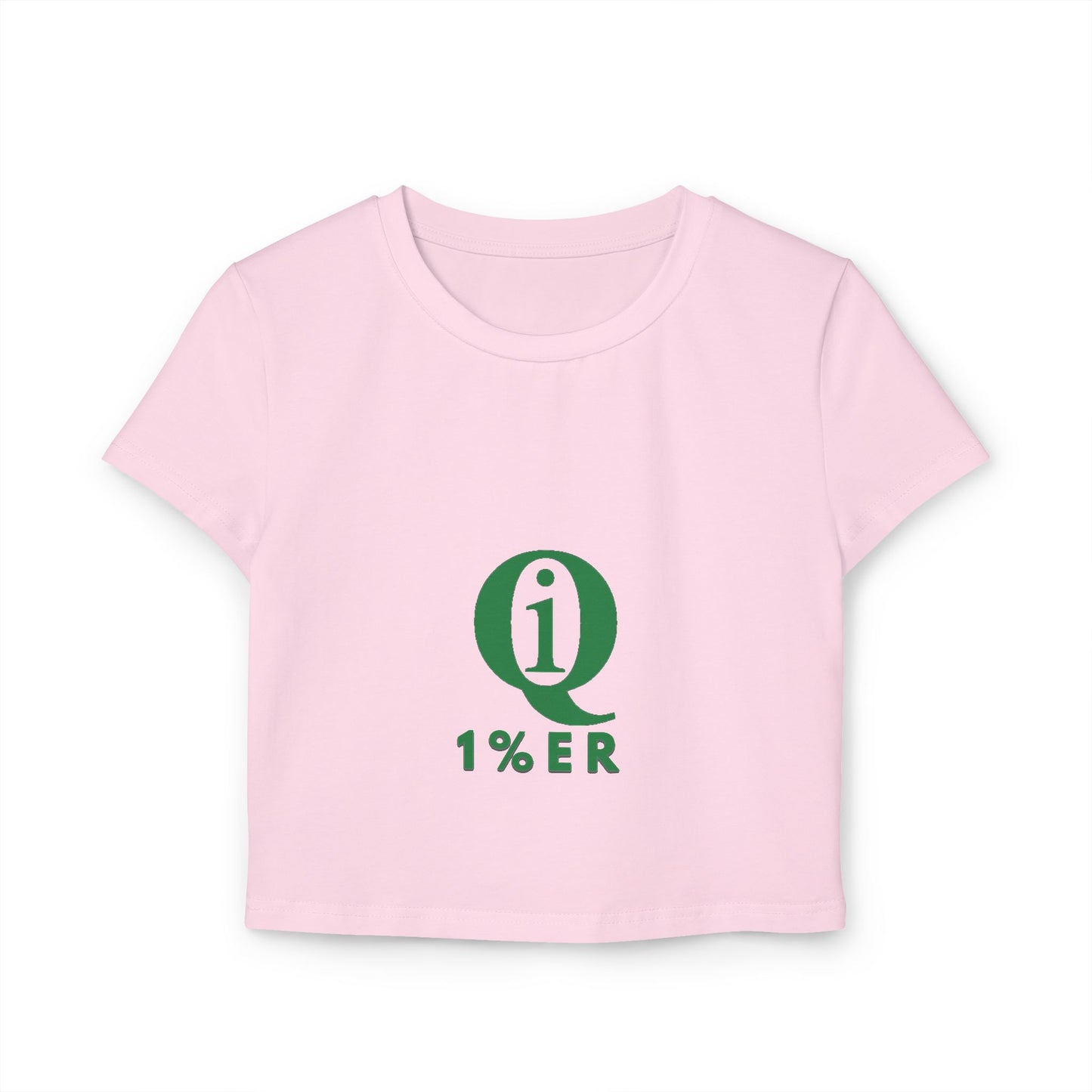 Casual Women's Baby Tee with Laurel Design - Perfect for Everyday Wear