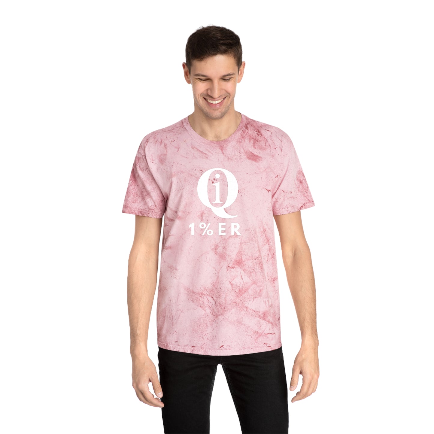 Unisex Color Blast T-Shirt - Trendy Marble Design for Casual Style and Everyday Wear