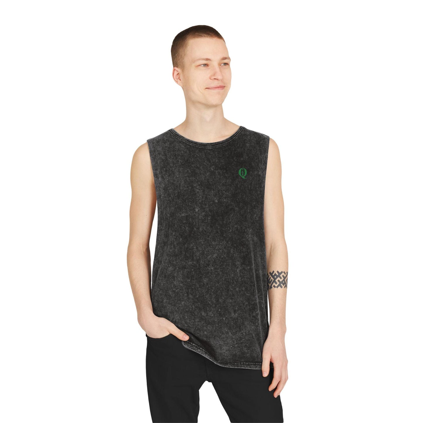 IQ Fashion | Unisex Stonewash Tank Top