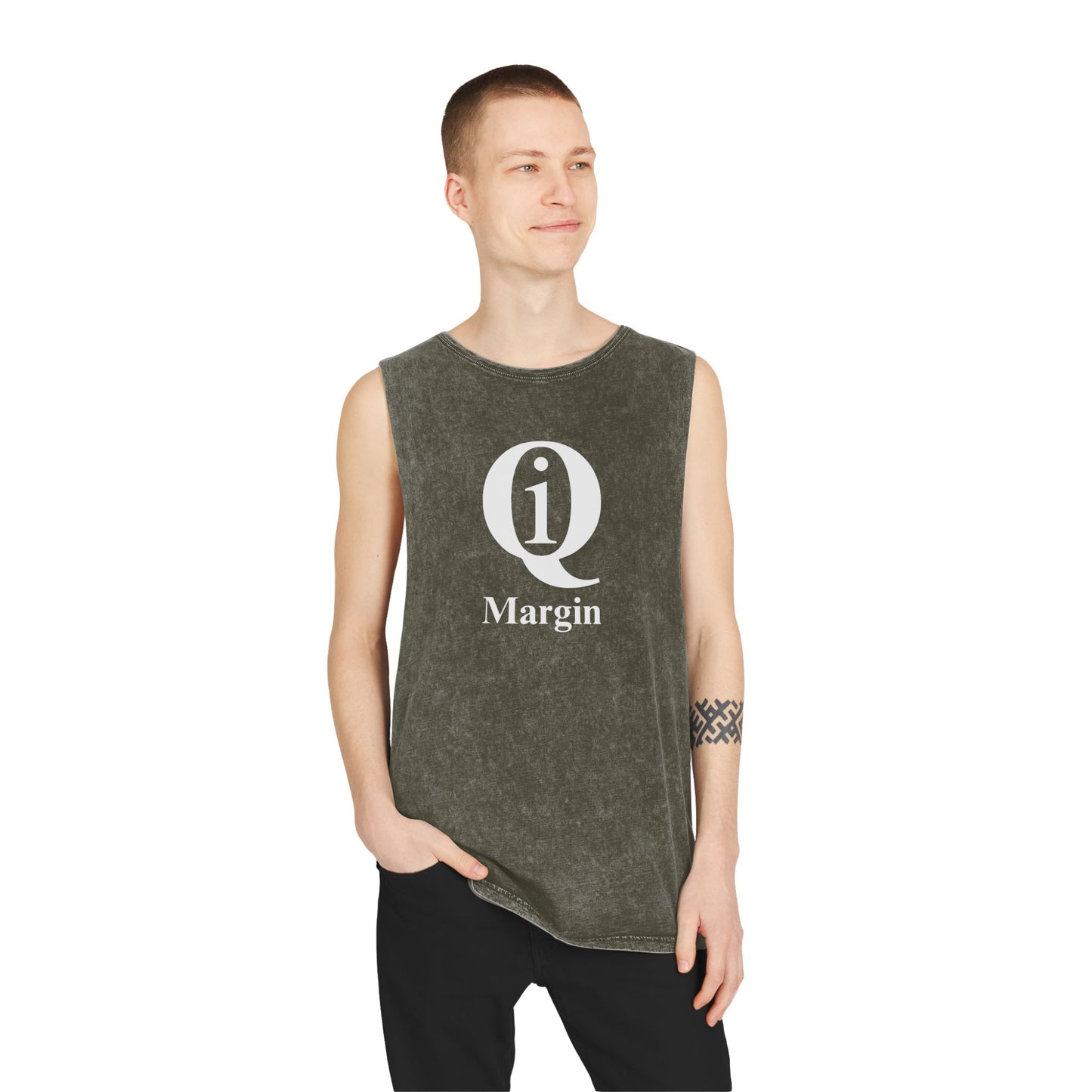 Unisex Stonewash Tank Top - Casual Summer Tee with 'On Board' Design