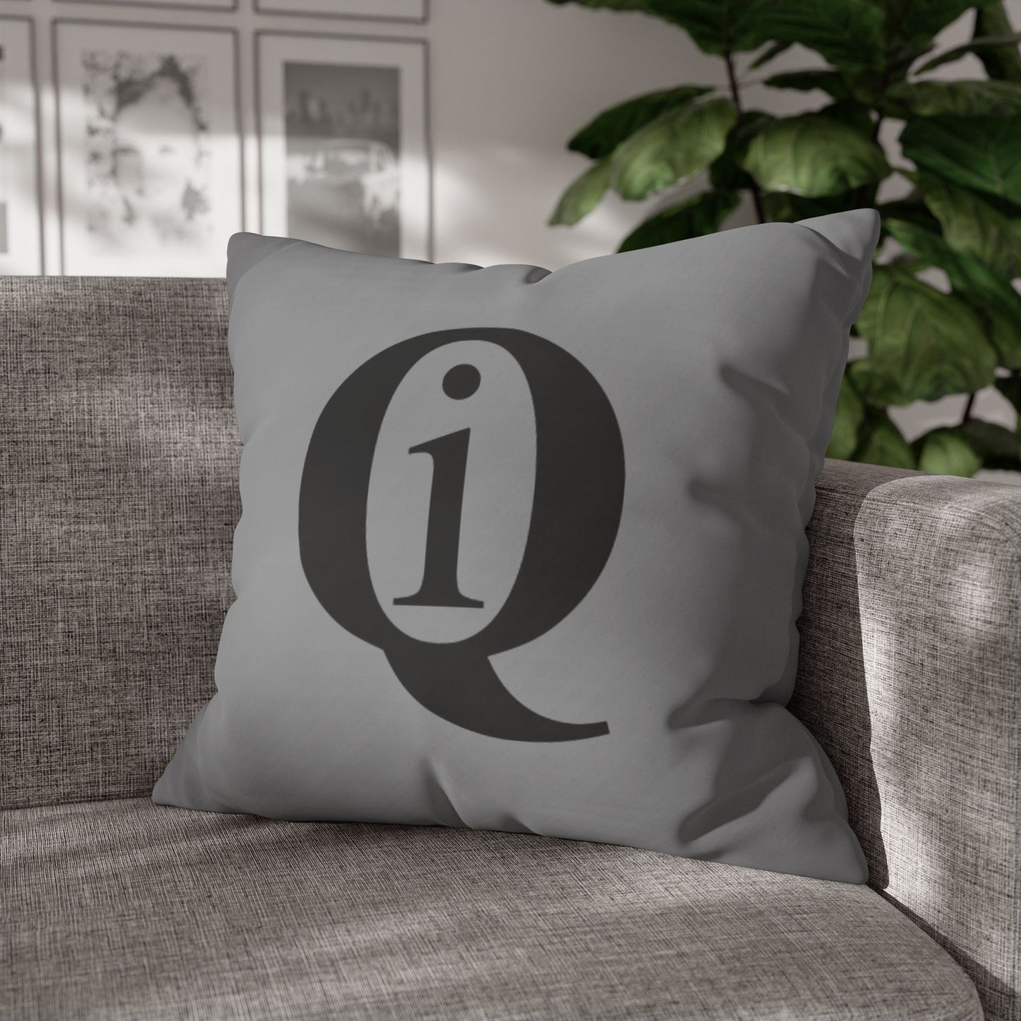 IQ Fashion | Square Poly Canvas Pillowcase