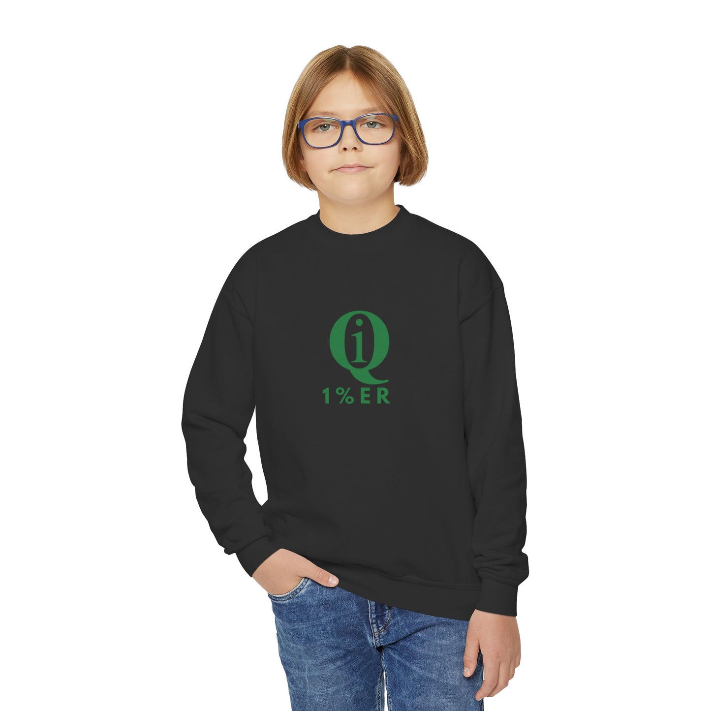 Copy of   Youth Crewneck Sweatshirt - 1% ER Design for Cool Kids