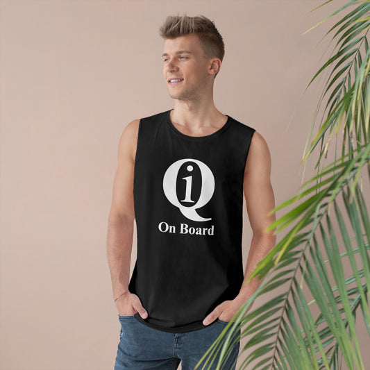 Unisex Barnard Tank - "Q On Board" Motivational Sleeveless Top