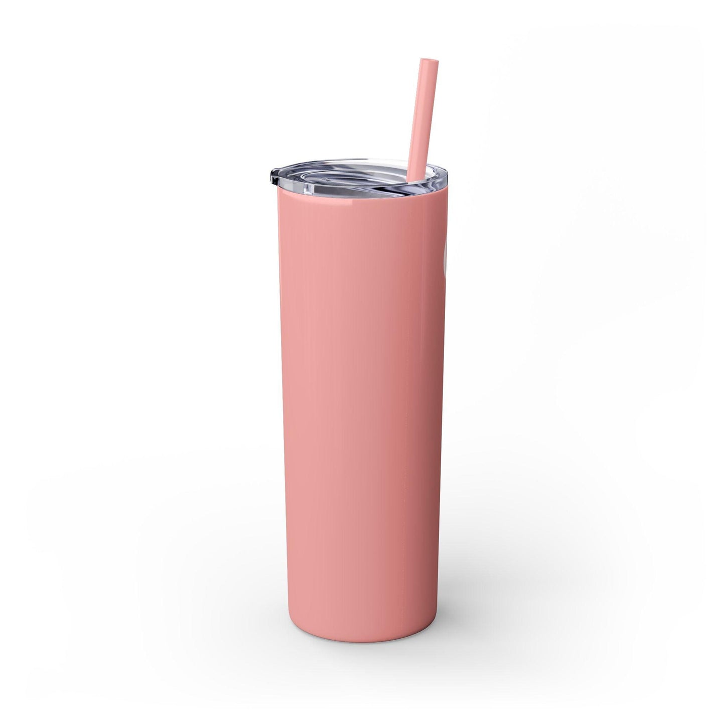 IQ Fashion | Skinny Tumbler with Straw, 20oz