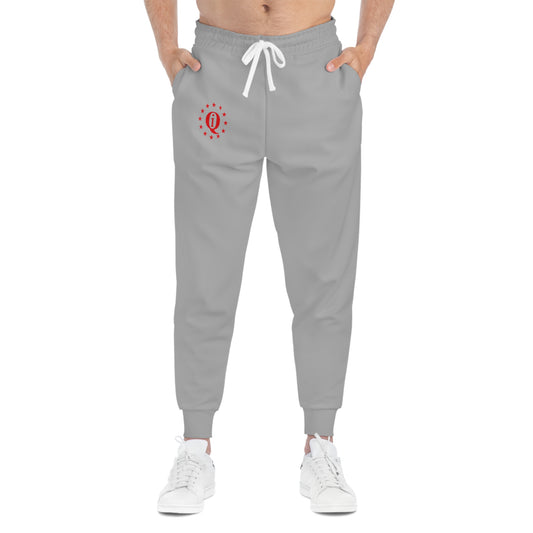 Stylish White Athletic Joggers with Logo - Perfect for Workouts and Casual Wear