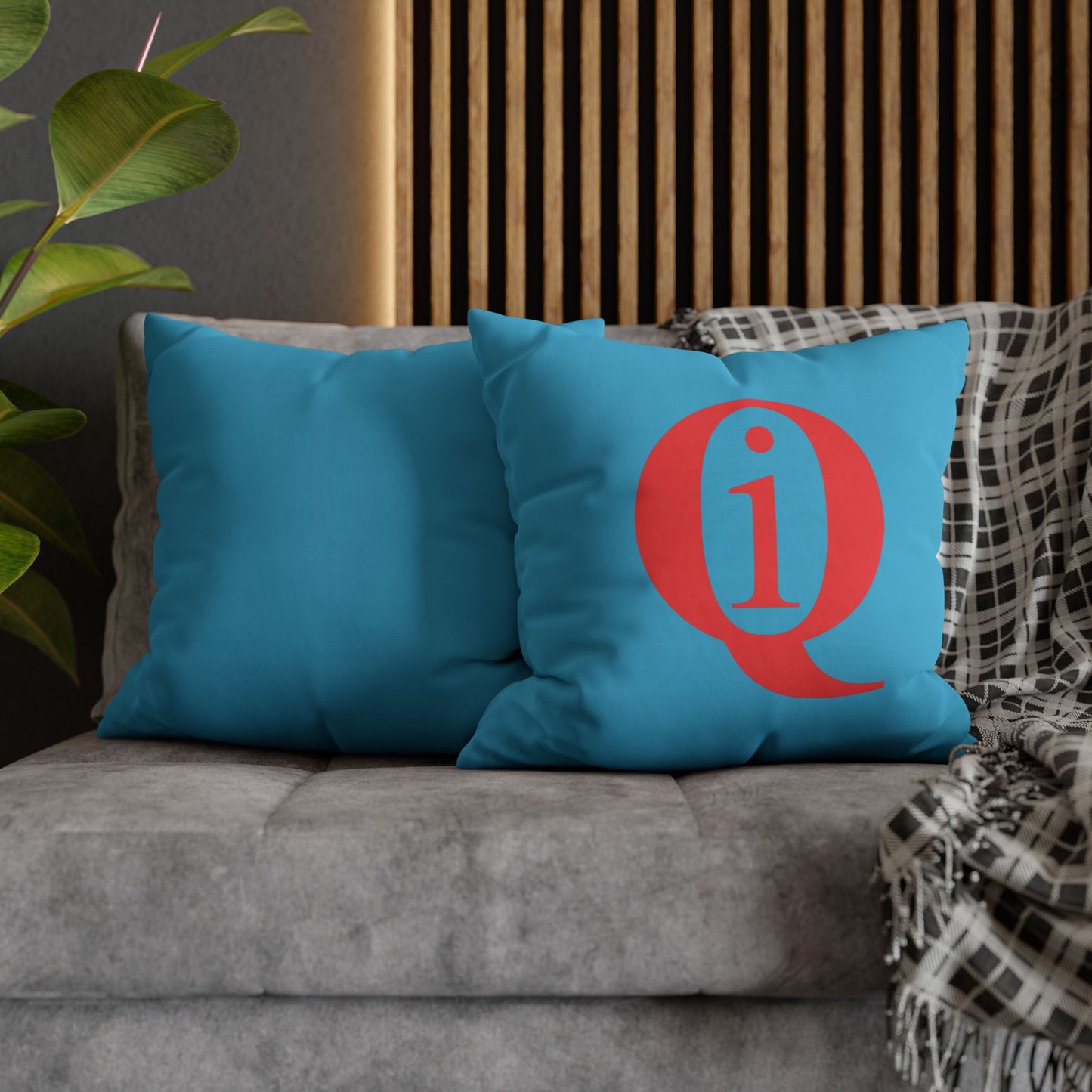 IQ Fashion | Square Poly Canvas Pillowcase