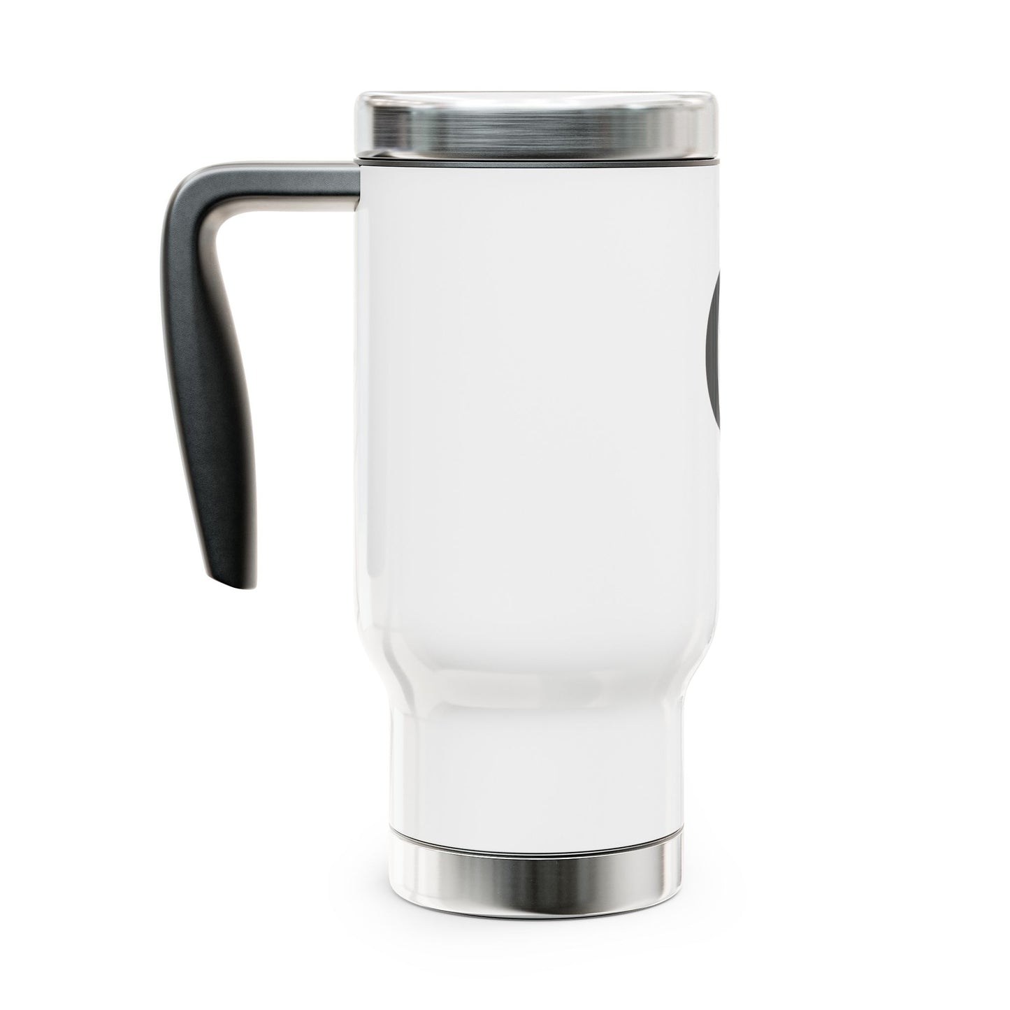 IQ Fashion | Stainless Steel Travel Mug with Handle, 14oz