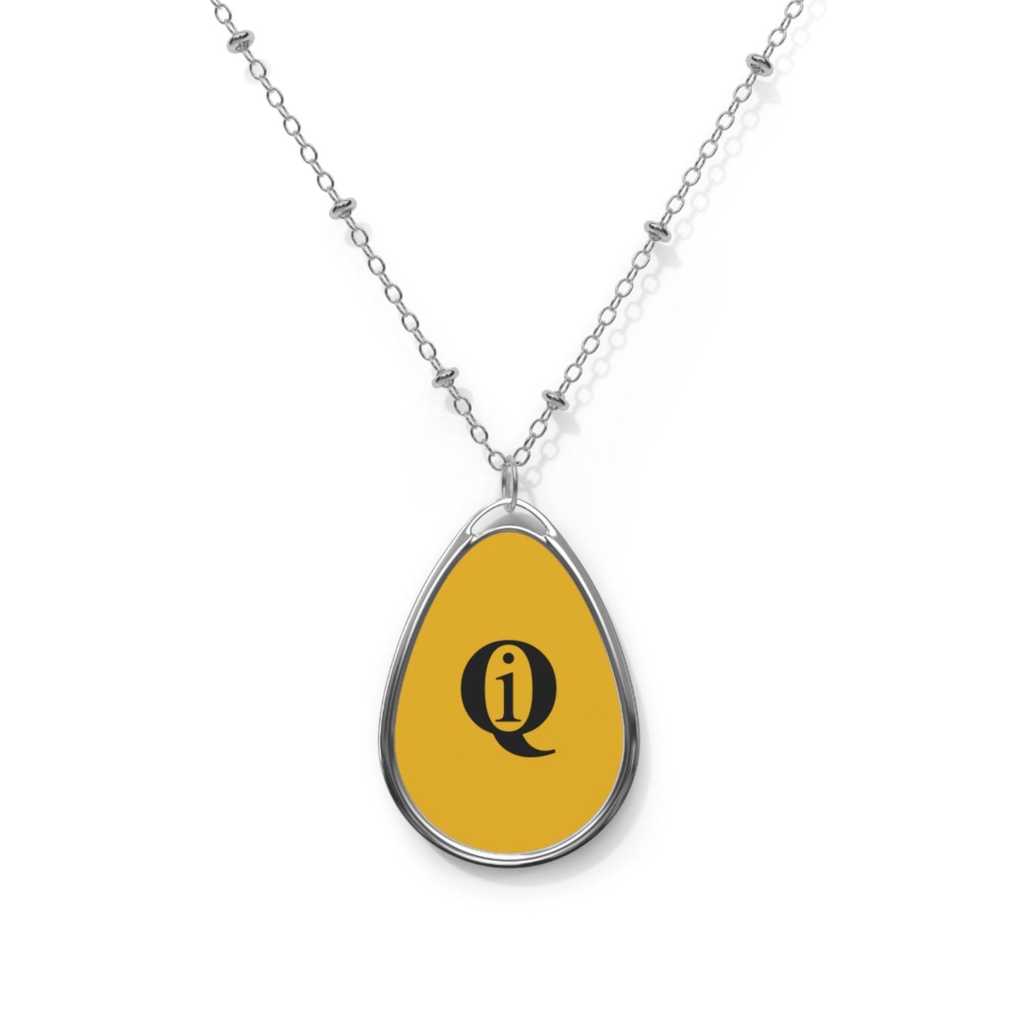 IQ Fashion | Oval Necklace