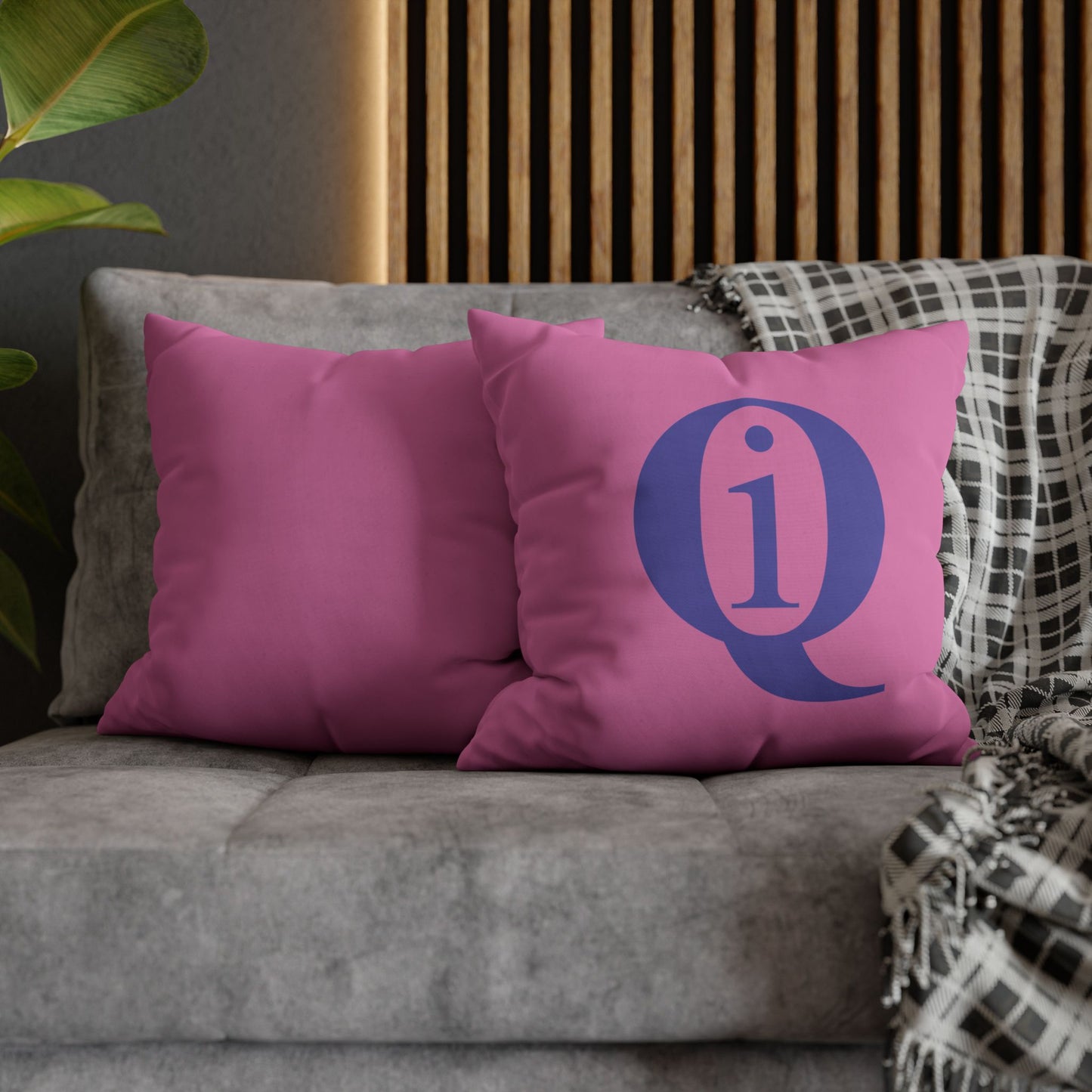 IQ Fashion | Square Poly Canvas Pillowcase