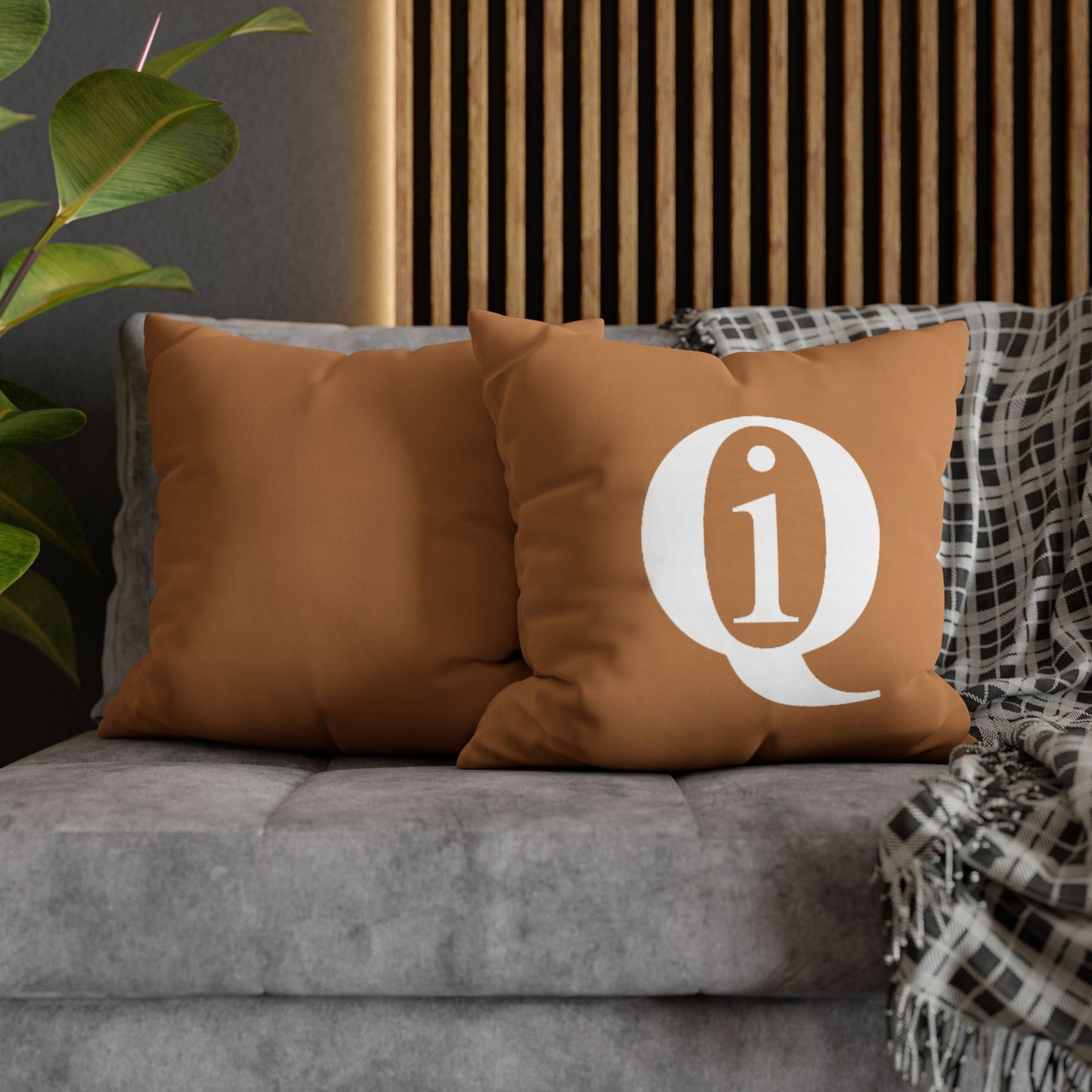 IQ Fashion | Square Poly Canvas Pillowcase