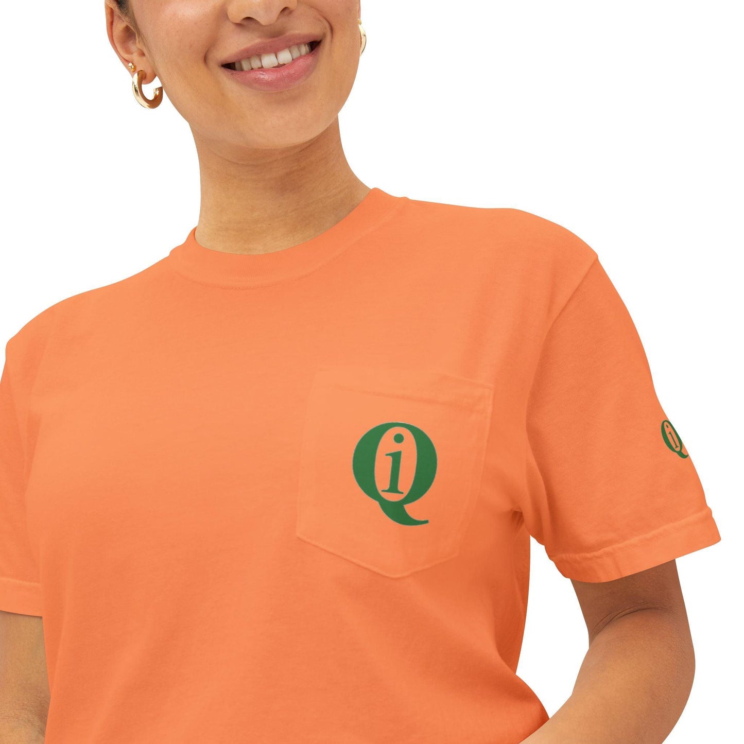 IQ Fashion | Unisex Garment-Dyed Pocket T-Shirt