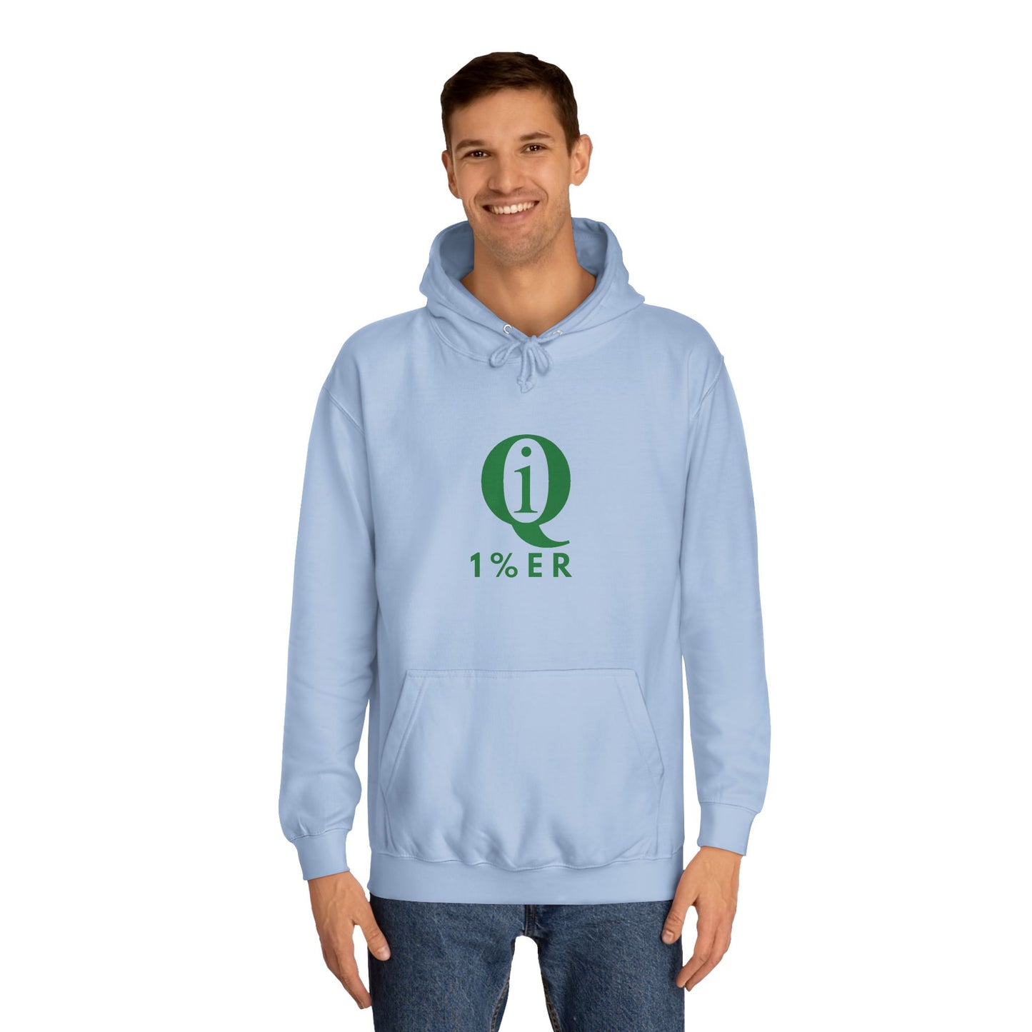 Informative Unisex College Hoodie - 1%ER Design