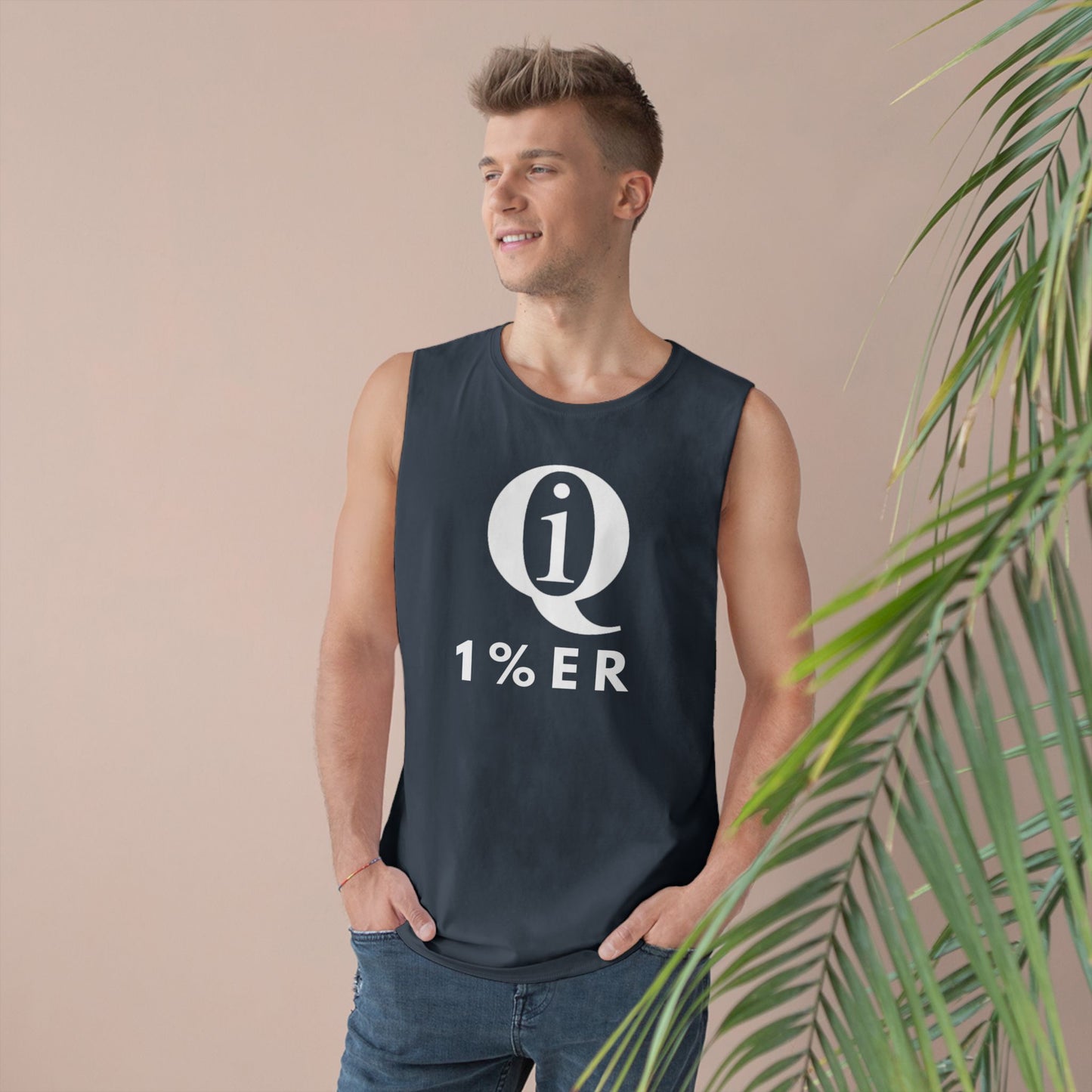 Unisex Barnard Tank - "Q On Board" Motivational Sleeveless Top