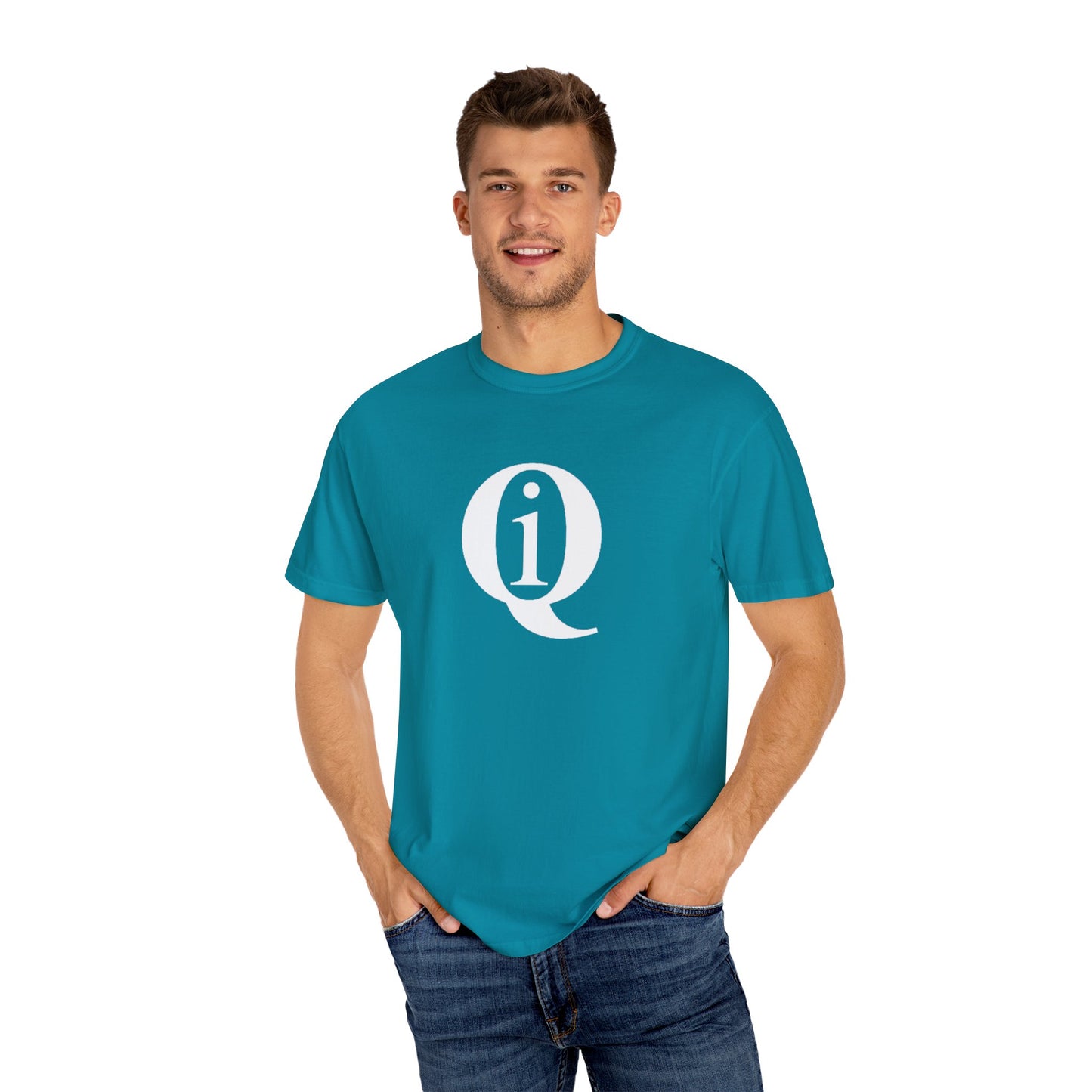 Stylish Unisex Garment-Dyed T-shirt with Informative Design