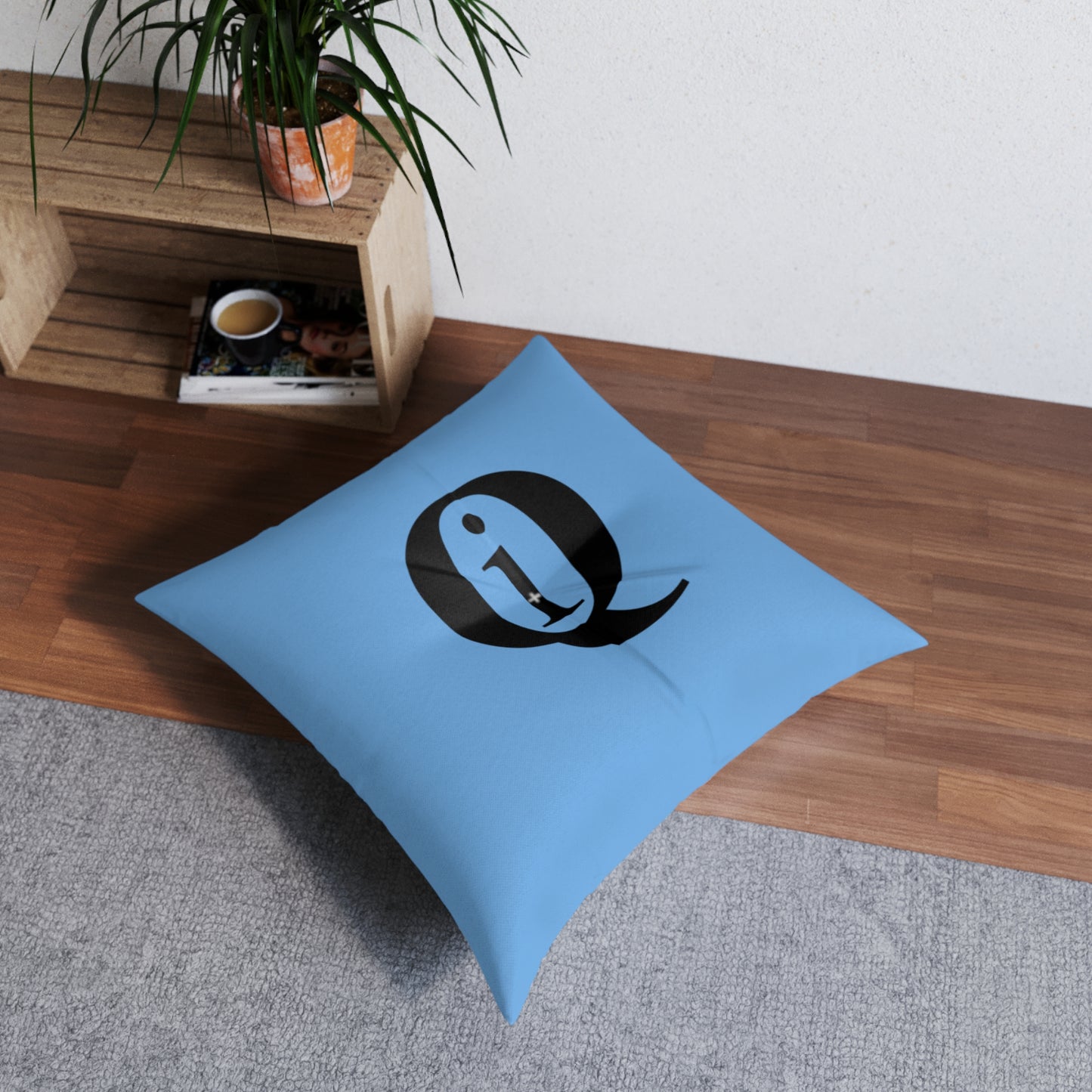 IQ Fashion | Tufted Floor Pillow, Square