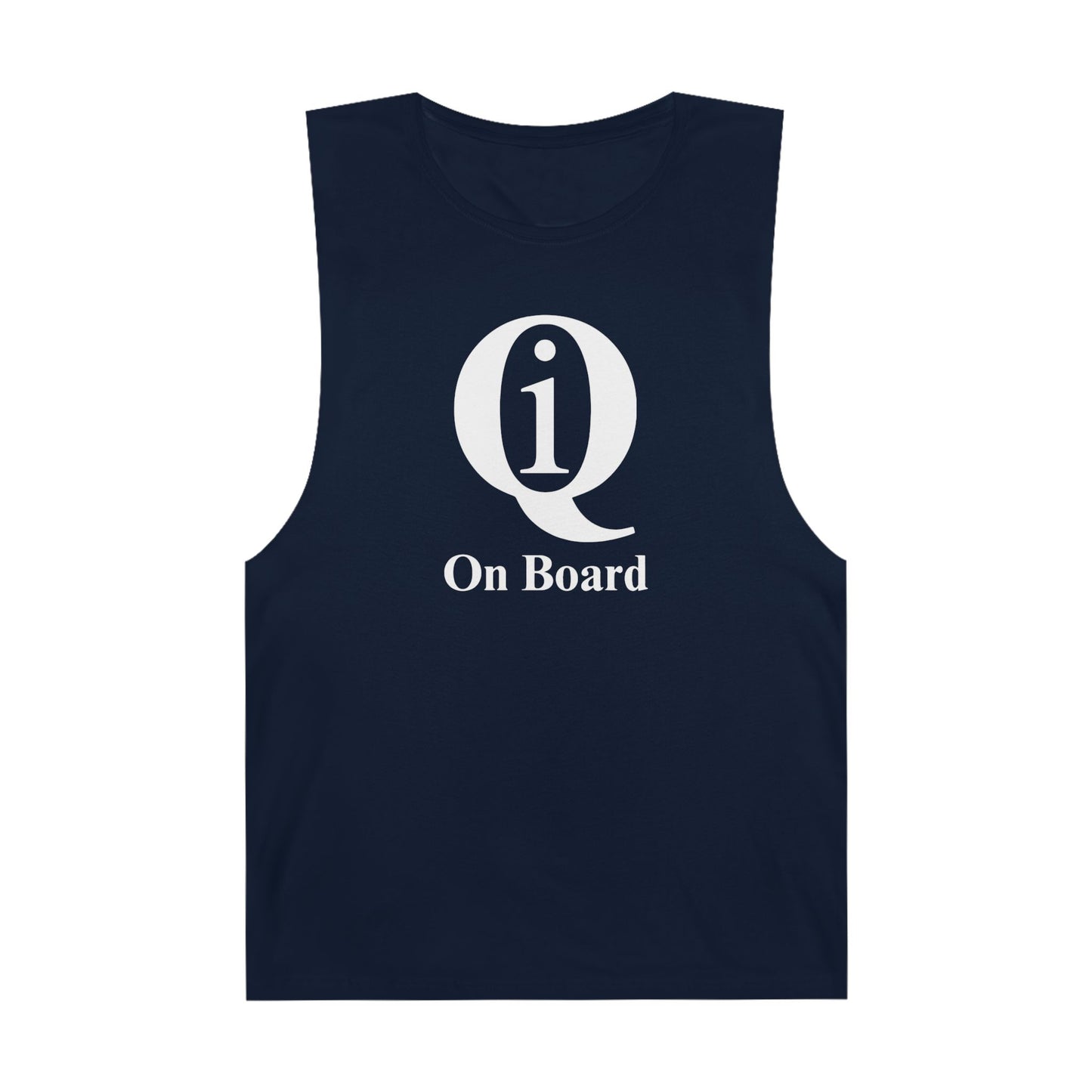 Unisex Barnard Tank - "Q On Board" Motivational Sleeveless Top