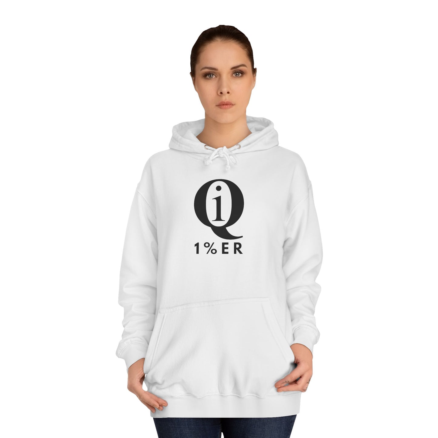 Informative Unisex College Hoodie - 1%ER Design